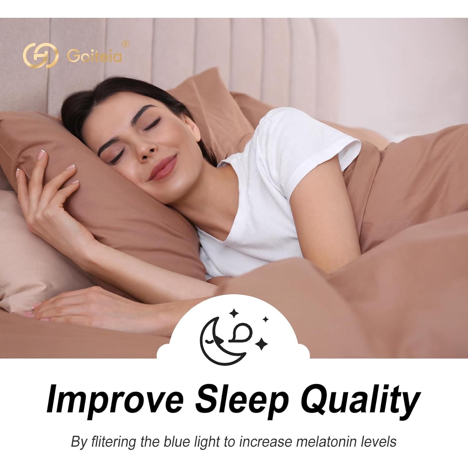 Clip-On Gafas Anti-Luz Azul Goiteia Naranja 99.9% UV400