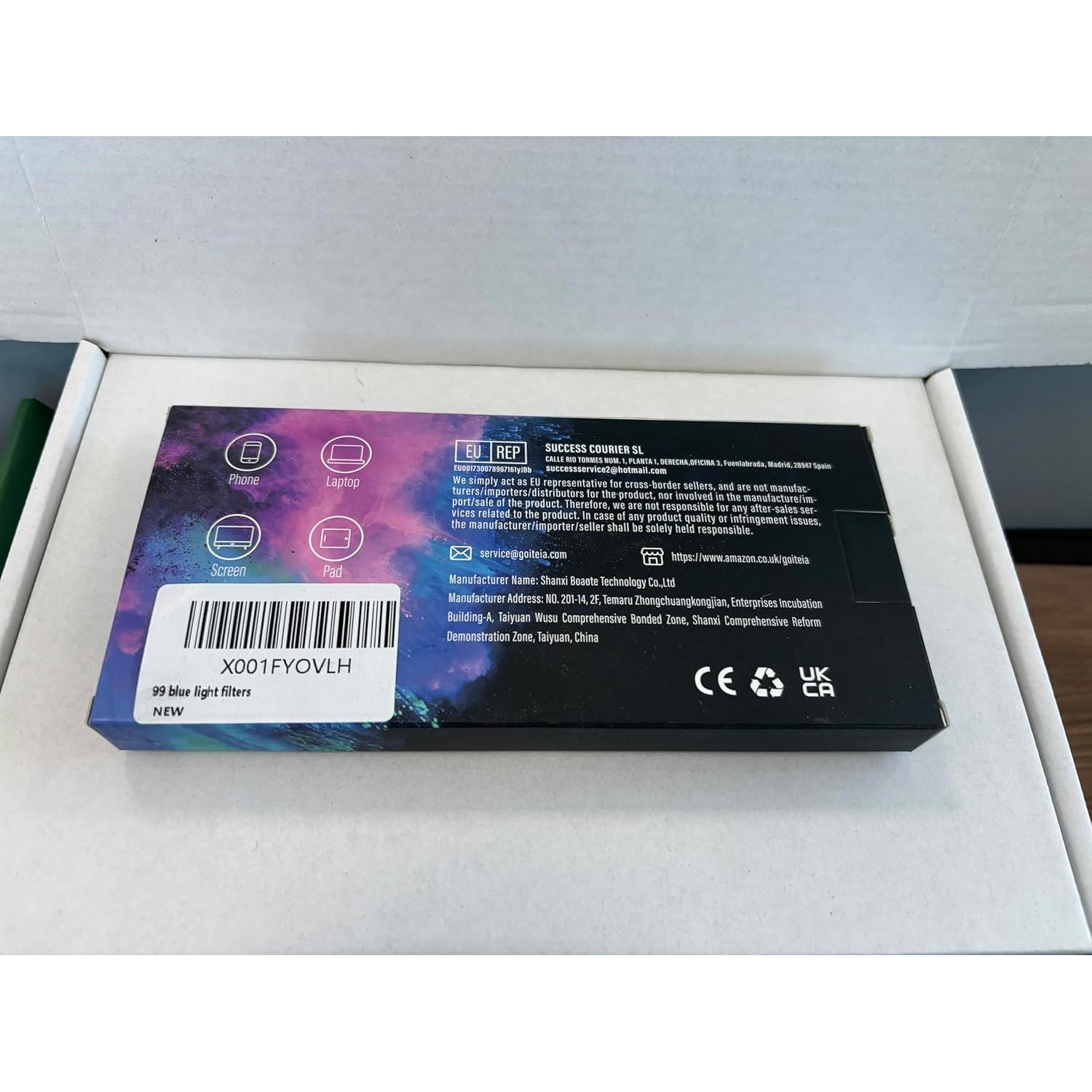 Clip-On Gafas Anti-Luz Azul Goiteia Naranja 99.9% UV400