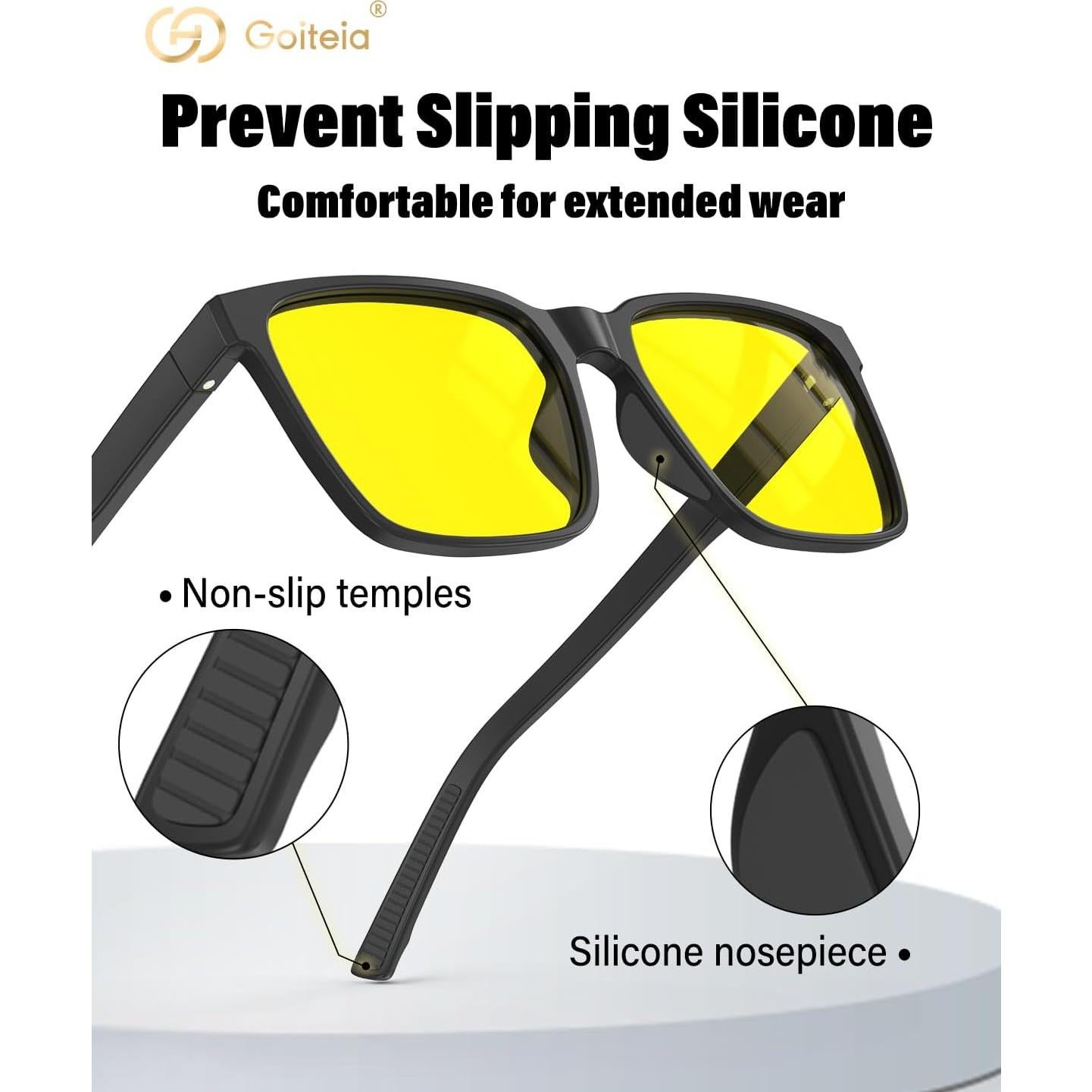 Gafas de Conducción Nocturna Goiteia Anti Deslumbramiento