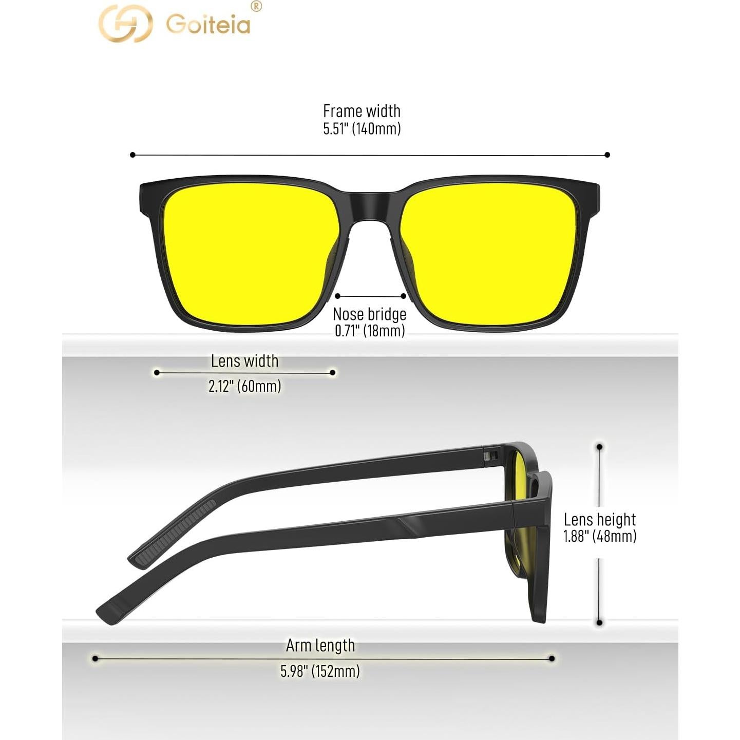 Gafas de Conducción Nocturna Goiteia Anti Deslumbramiento