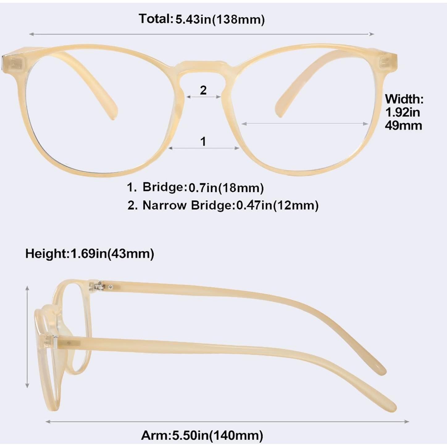 Gafas bloqueadoras luz azul FEIYOLD retro unisex anti-fatiga