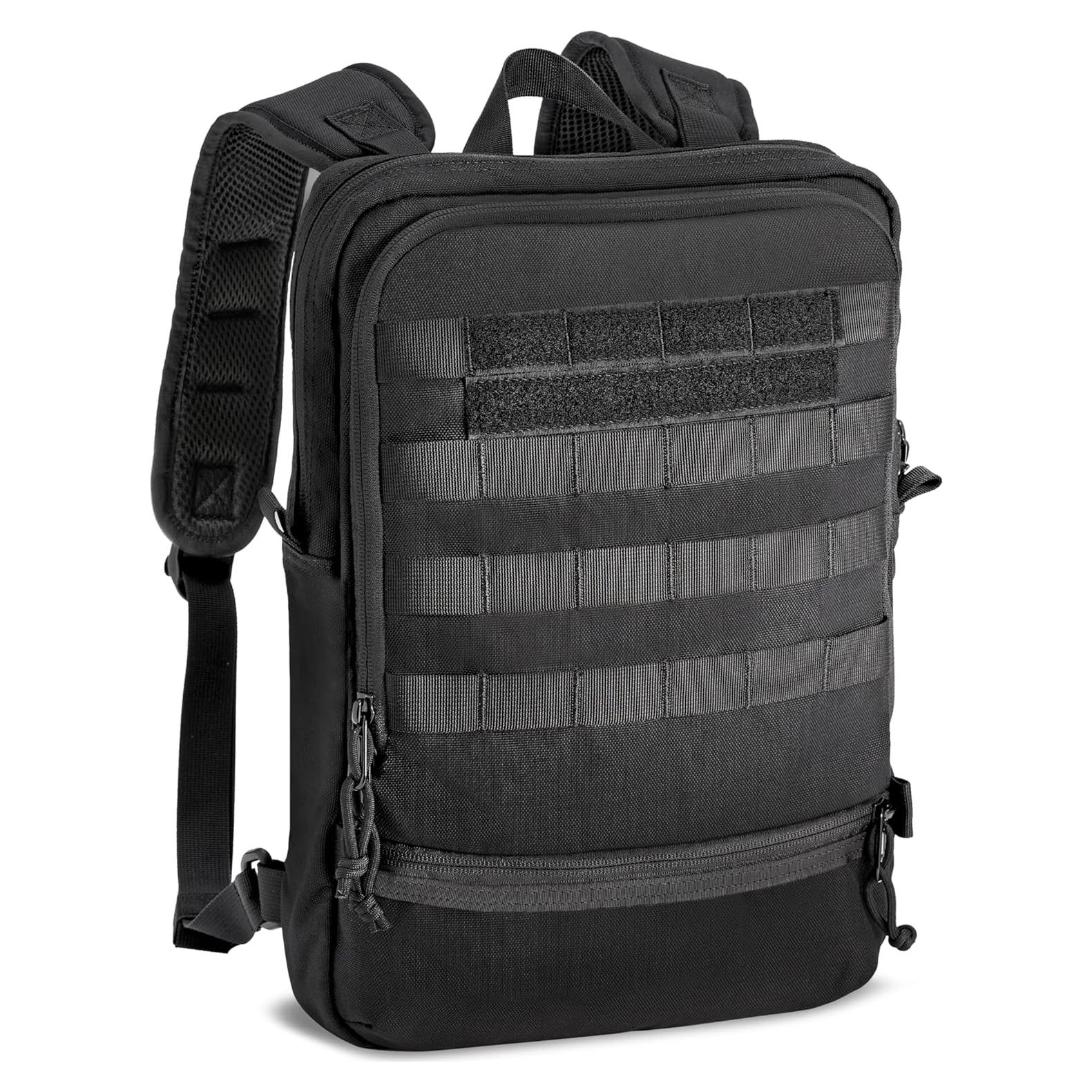 Mochila táctica Cargo Works® EDC 15" negra con MOLLE
