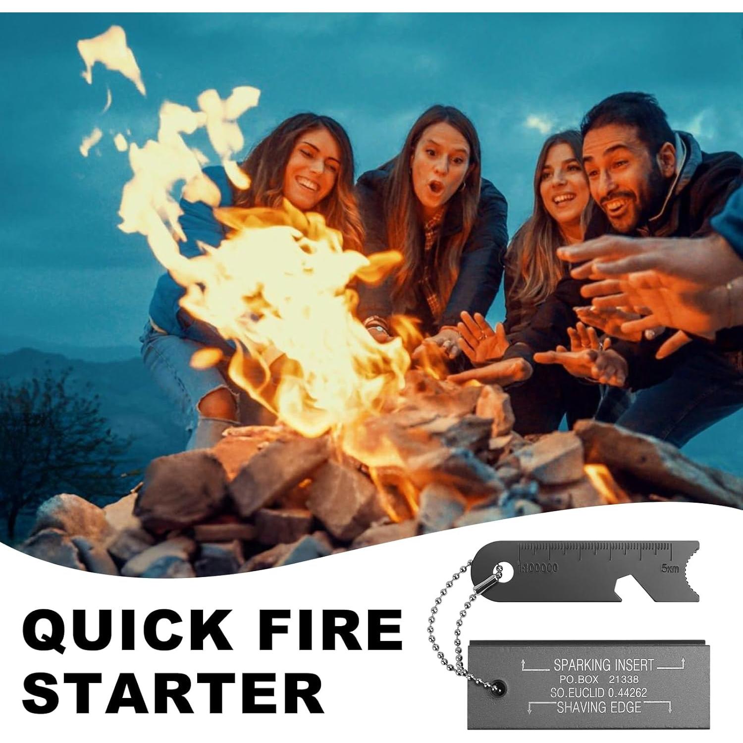 Kit de Inicio de Fuego H HAGU LANDE 2 Piezas Multi-Función