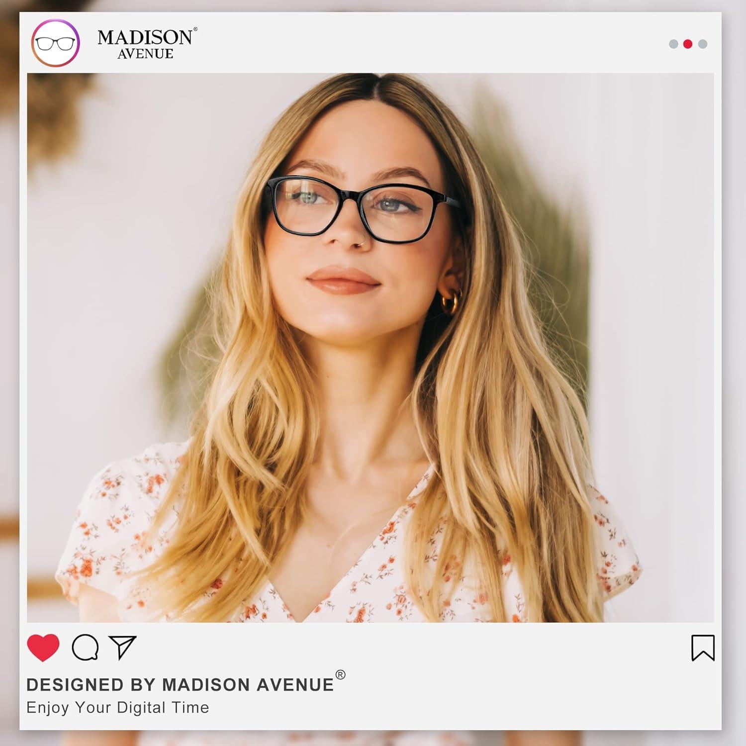 Gafas bloqueadoras de luz azul Madison Avenue para Mujeres - Clásico