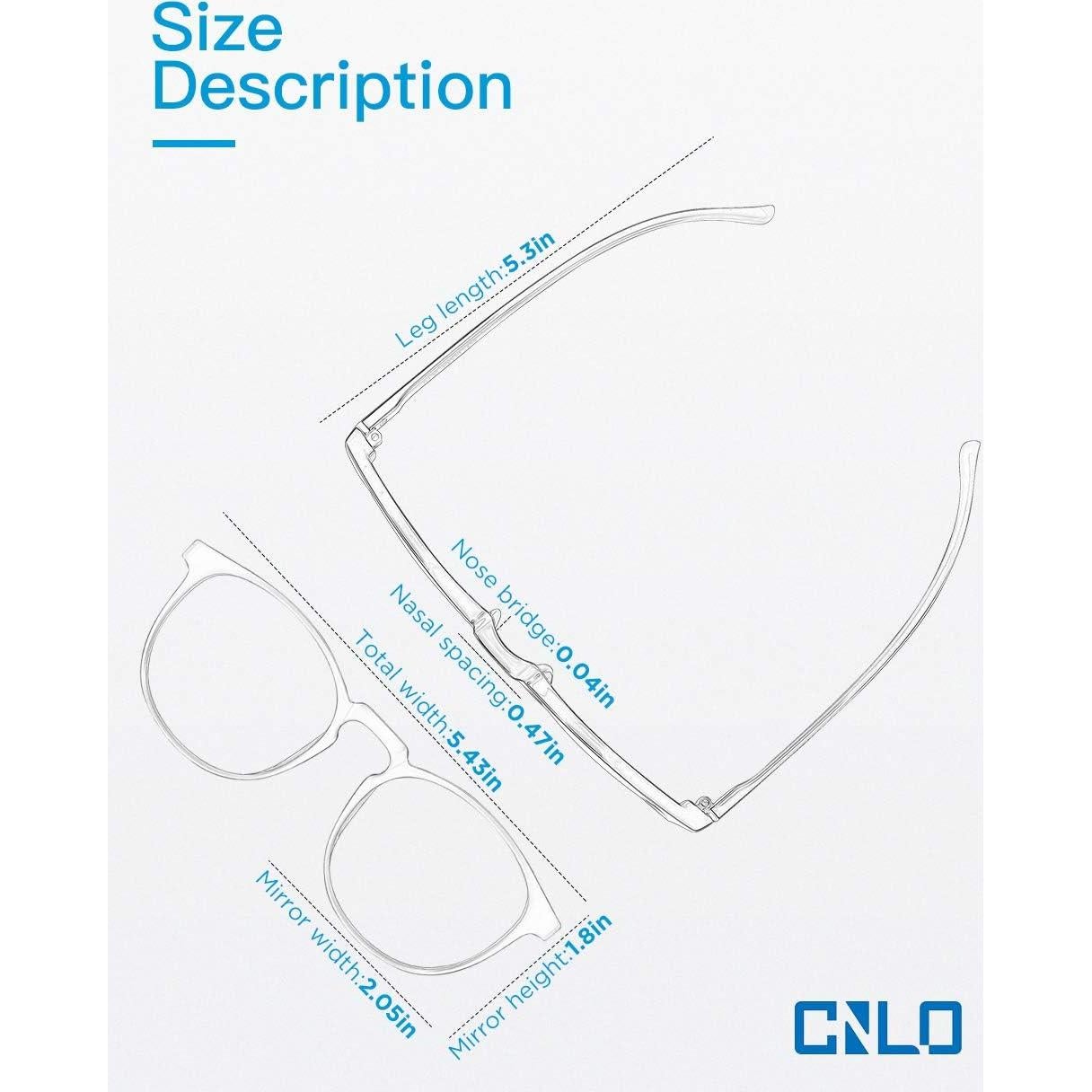 Gafas bloqueadoras de luz azul CNLO UV400 para computadora y juegos