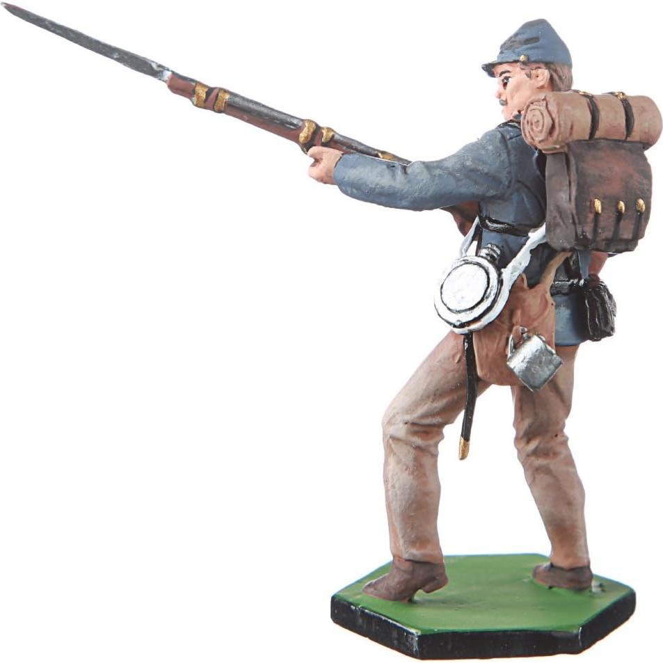 Figurita Soldado Confederado Peltre 54mm Danila Souvenirs