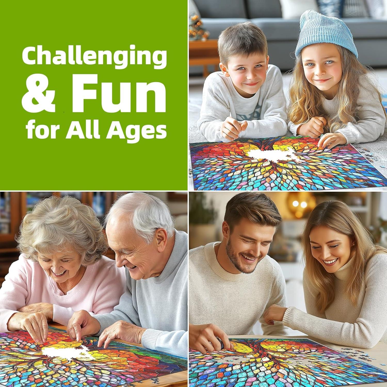 Rompecabezas 500 Piezas JIUJIU Árbol de la Vida Colorido