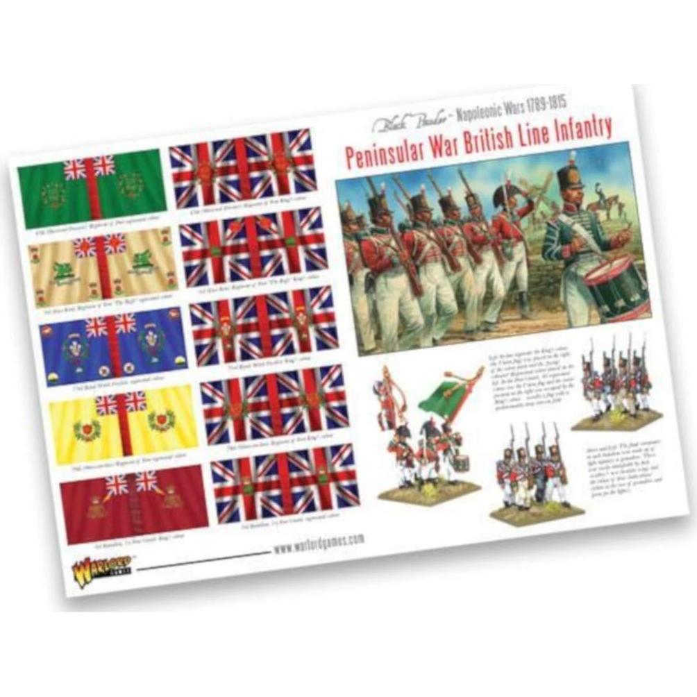 Miniaturas de Infantería Británica Warlord 28mm - 24 Figuras Pintables