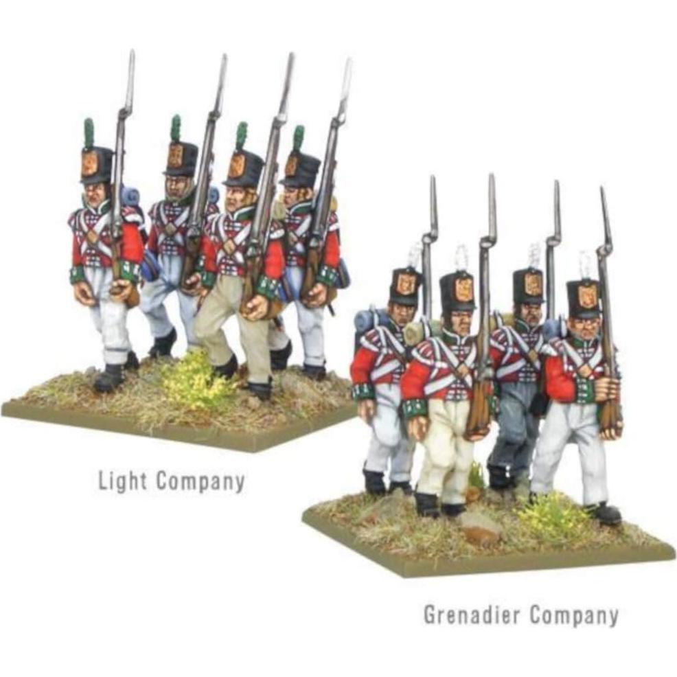 Miniaturas de Infantería Británica Warlord 28mm - 24 Figuras Pintables