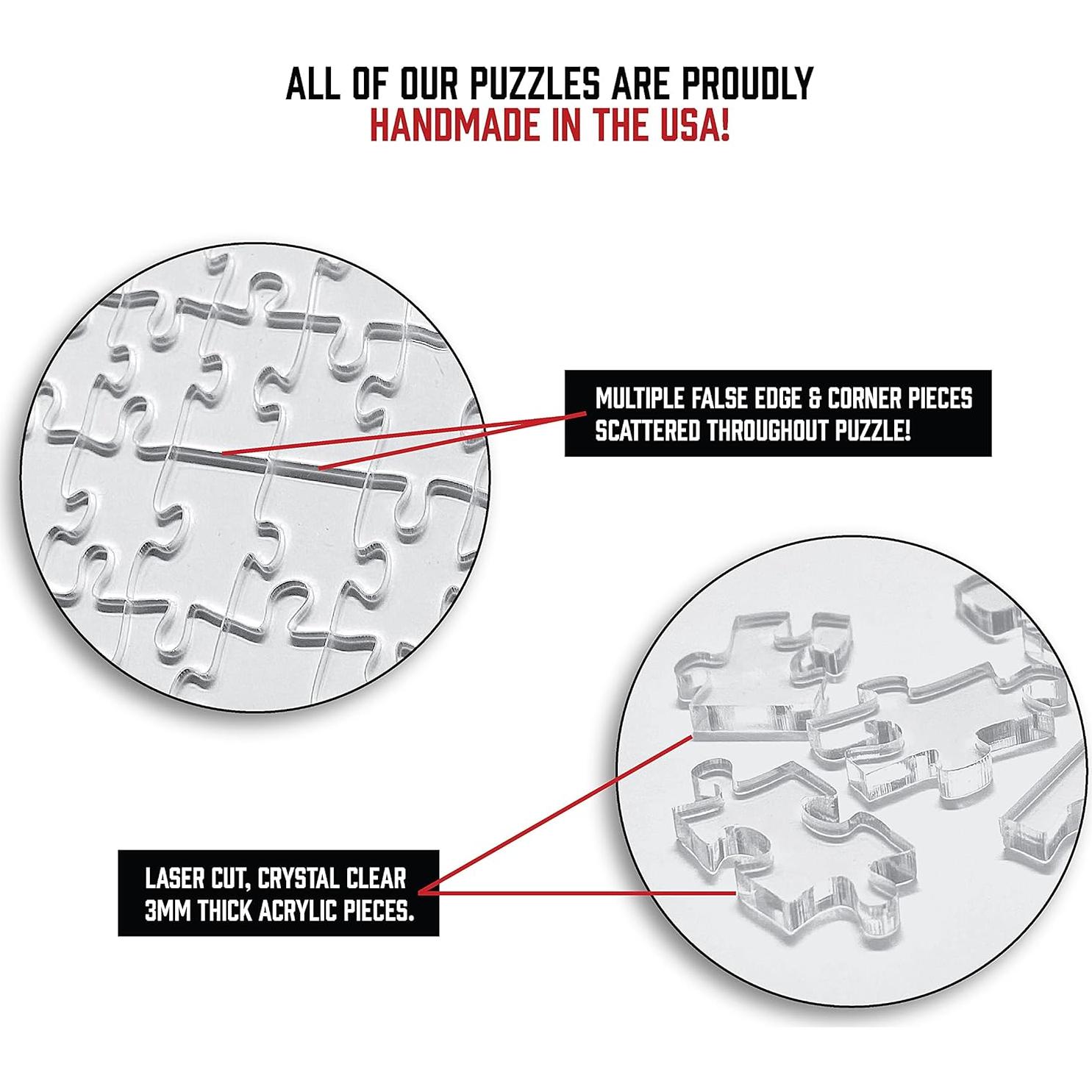 Rompecabezas Transparente 100 Piezas - Difícil - Acrílico