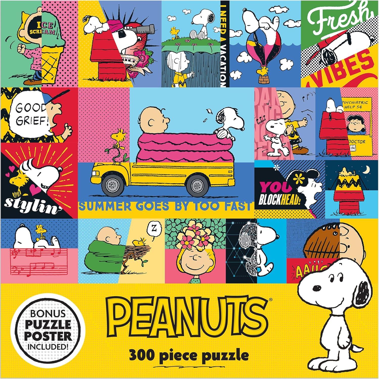 Rompecabezas RoseArt Peanuts 300 Piezas Vibras 60x45cm
