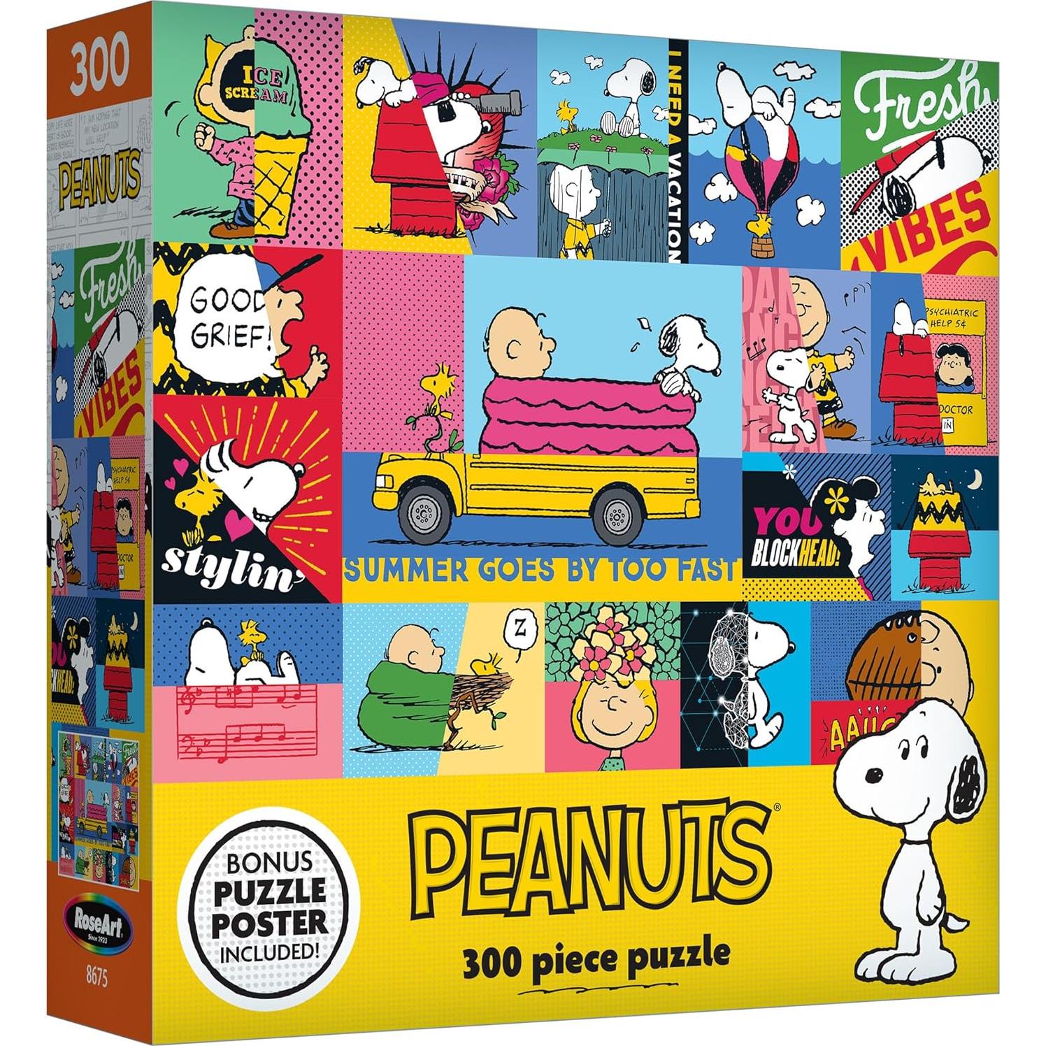 Rompecabezas RoseArt Peanuts 300 Piezas Vibras 60x45cm