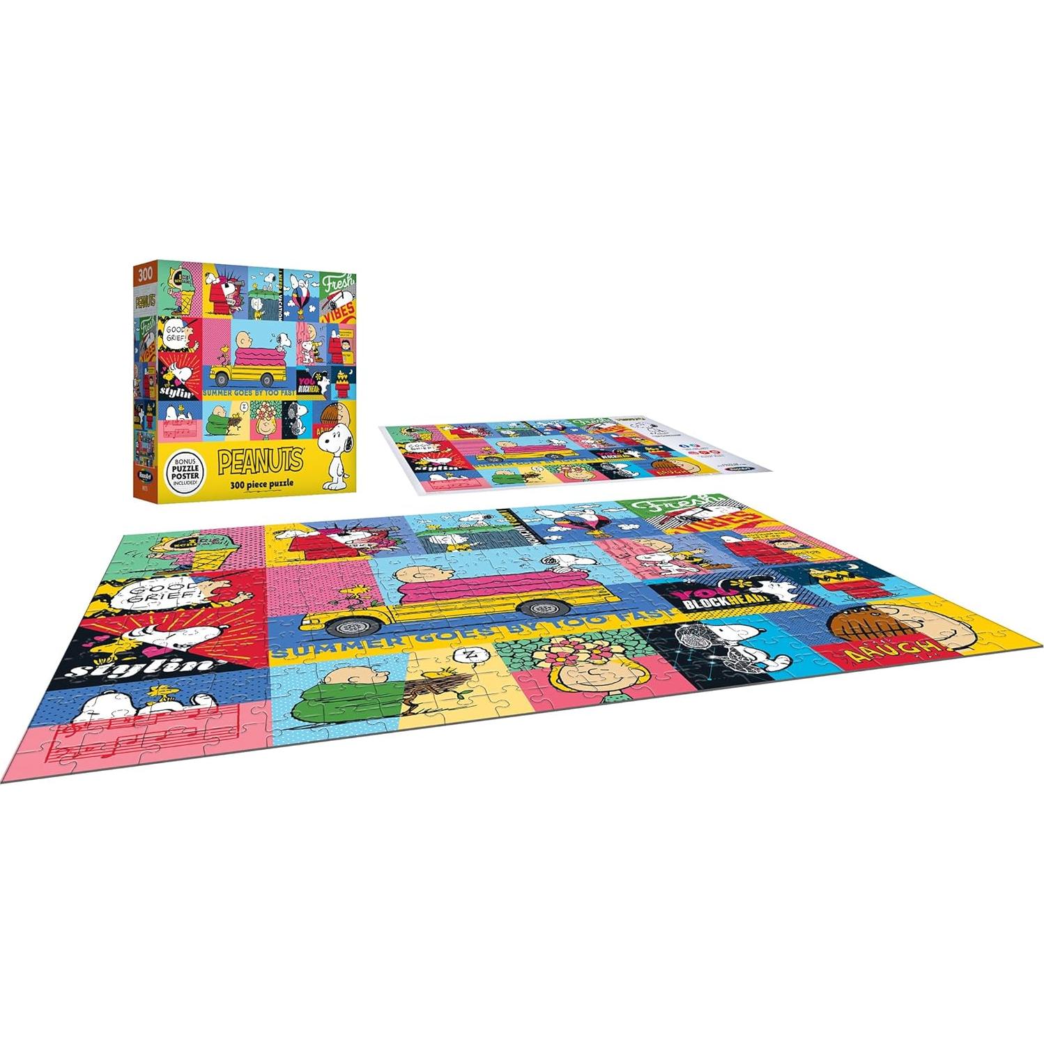 Rompecabezas RoseArt Peanuts 300 Piezas Vibras 60x45cm