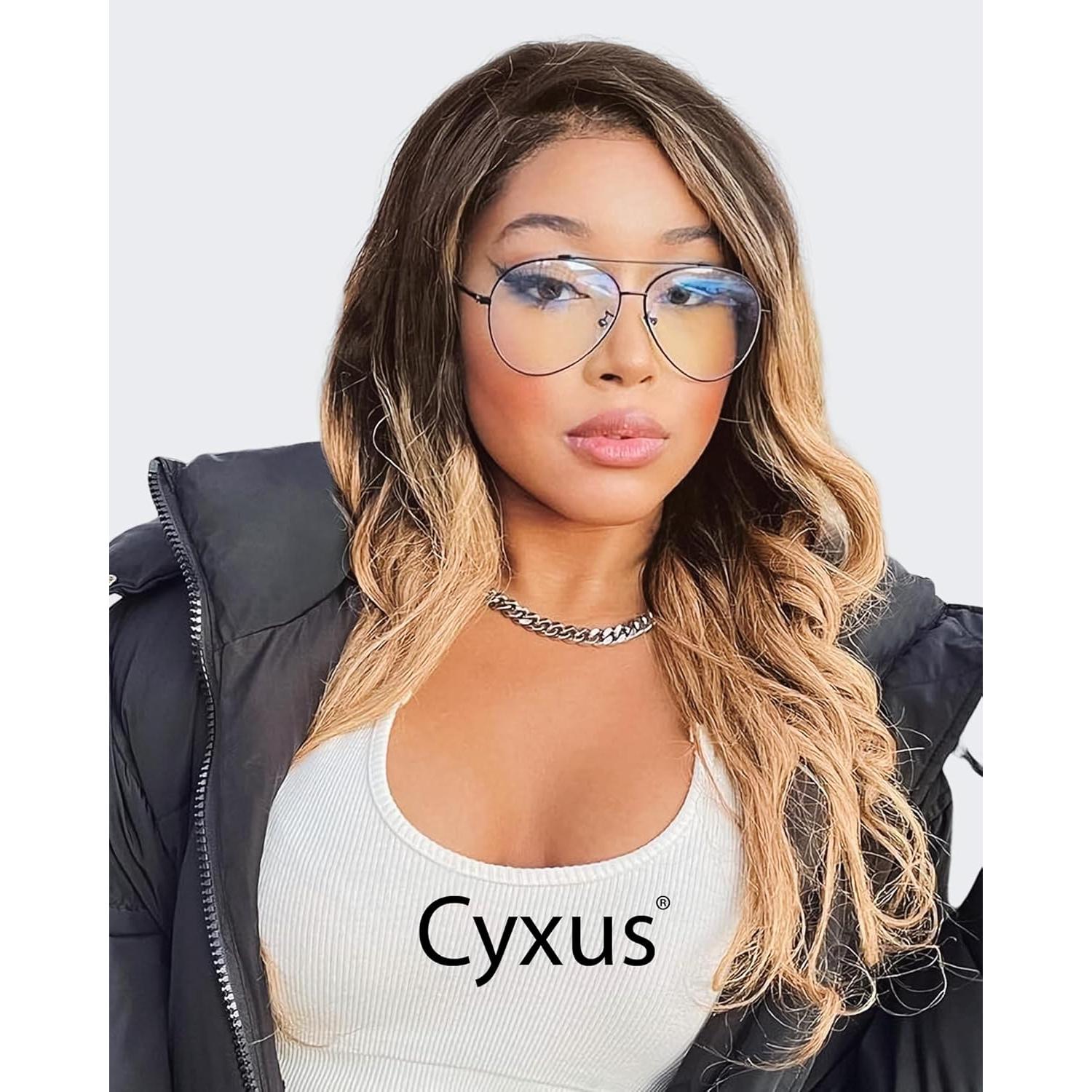 Gafas Aviador Cyxus Anti Fatiga Ocular Bloqueo Luz Azul