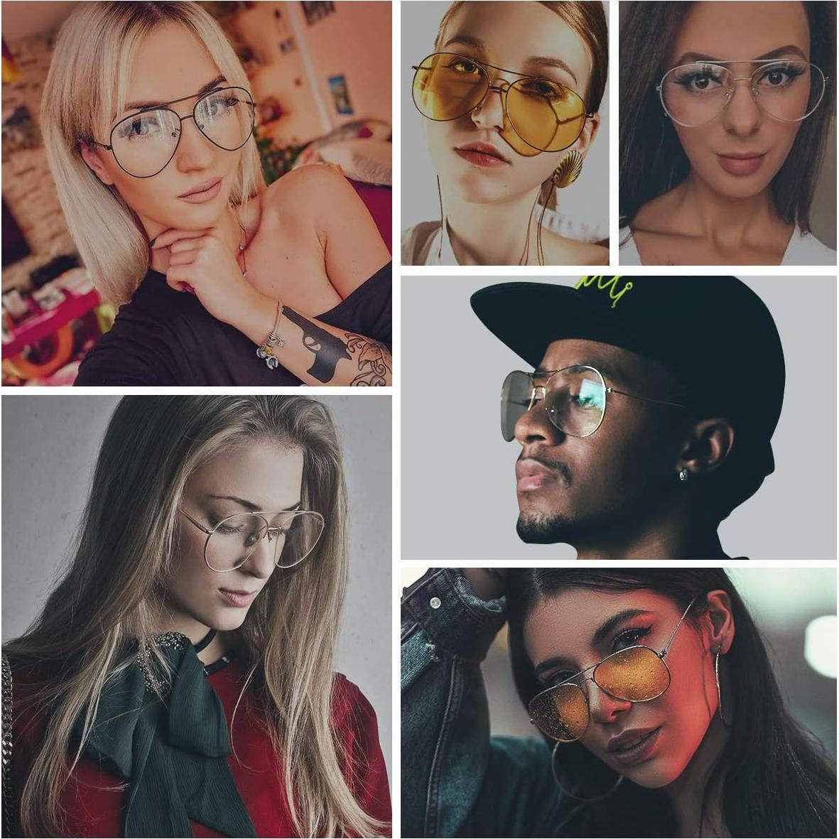 Gafas Aviador Cyxus Anti Fatiga Ocular Bloqueo Luz Azul