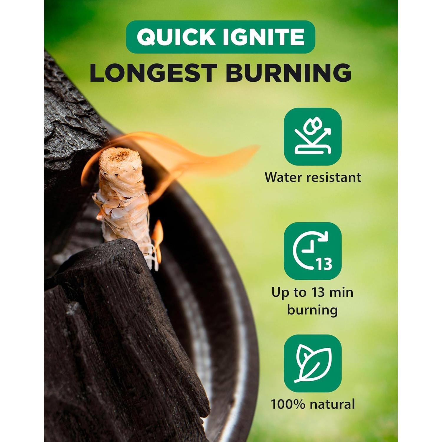 Iniciadores de fuego natural WH 54 pcs - Larga duración