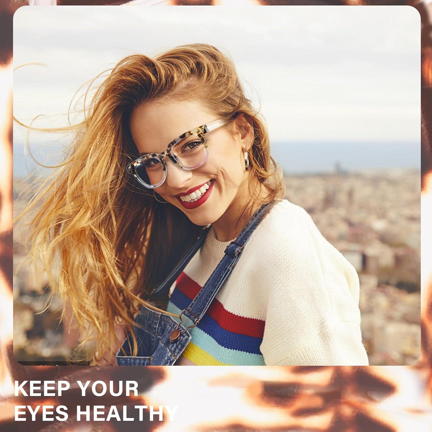 Gafas de Bloqueo de Luz Azul OPTOFENDY Rosa Bebé Cuadradas