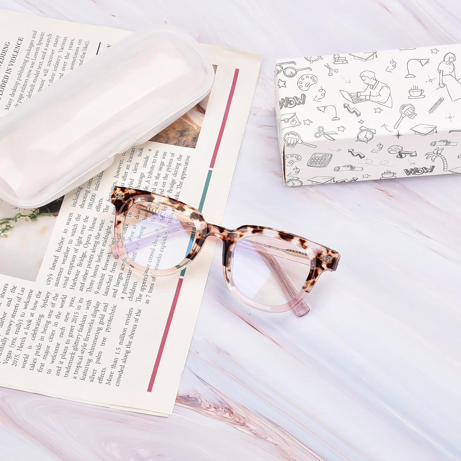 Gafas de Bloqueo de Luz Azul OPTOFENDY Rosa Bebé Cuadradas