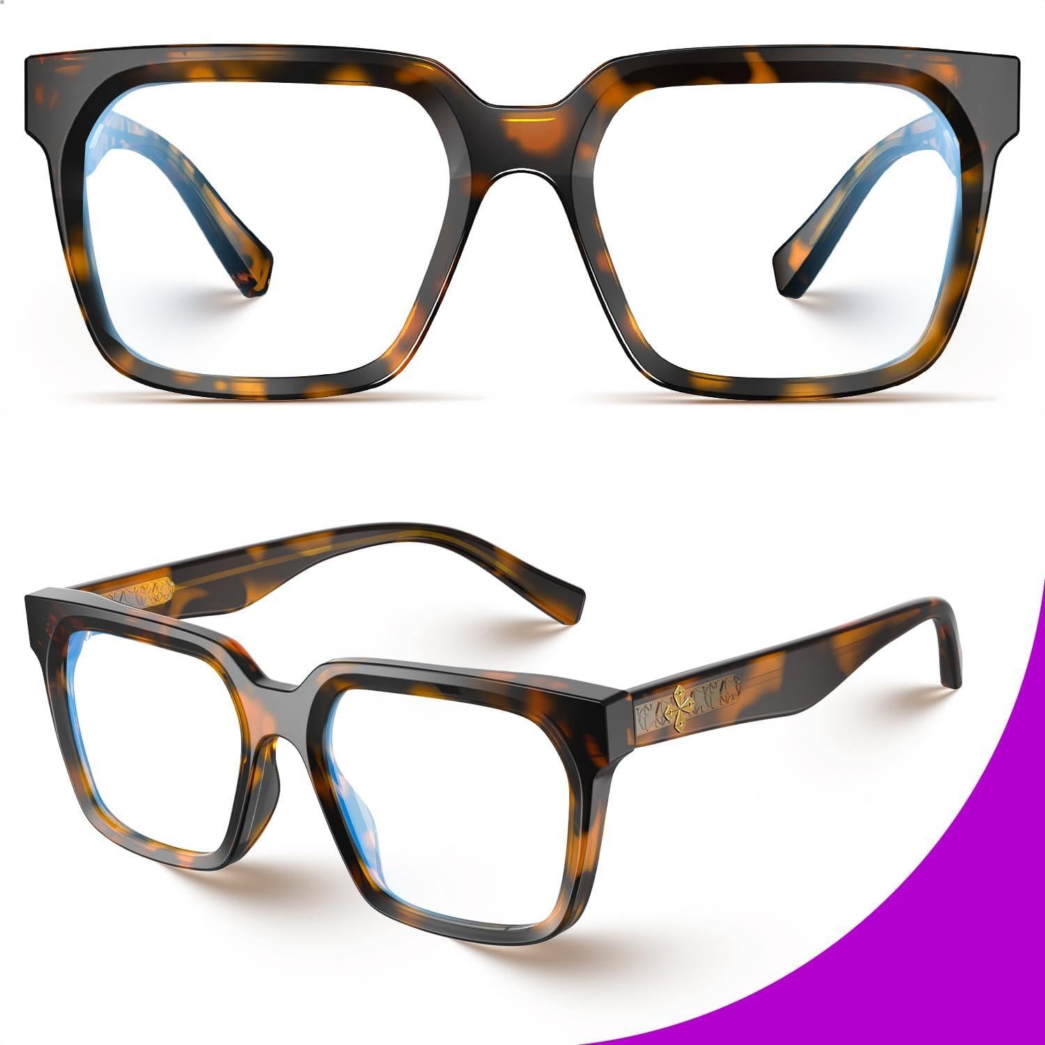 Gafas Bloqueadoras de Luz Azul VISOONE Cougar 2 Pack Unisex