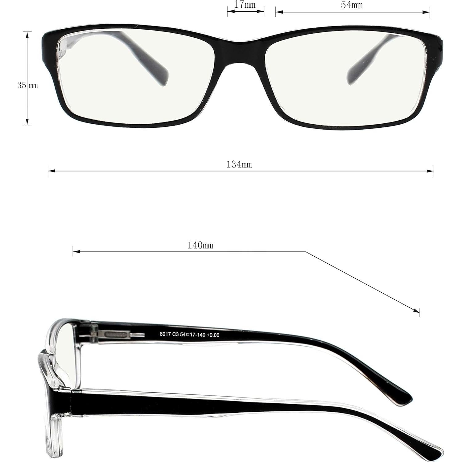 Gafas de computadora Yogo Vision anti luz azul 0.0x