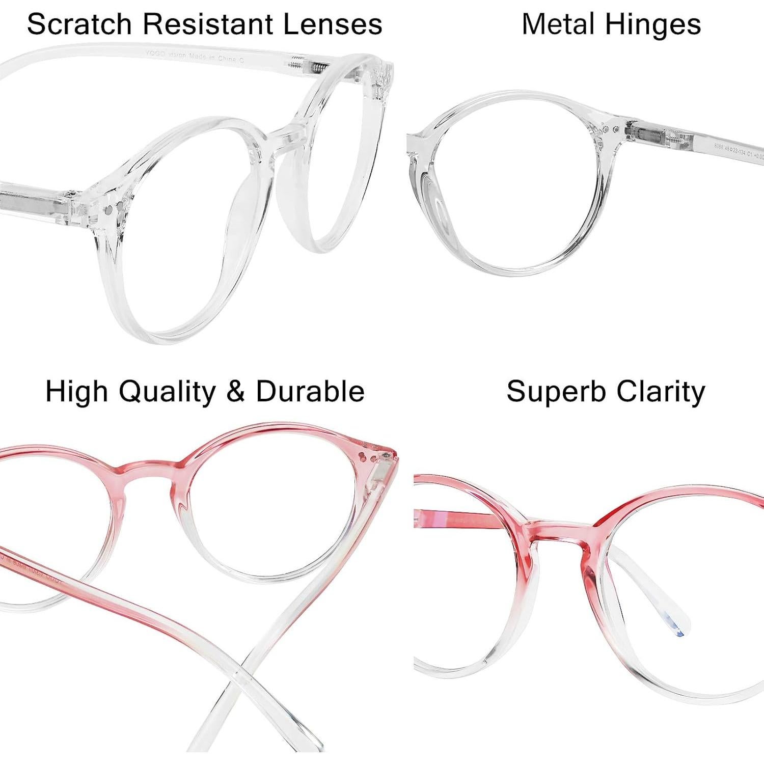 Gafas bloqueadoras de luz azul Yogo Vision - Paquete de 2