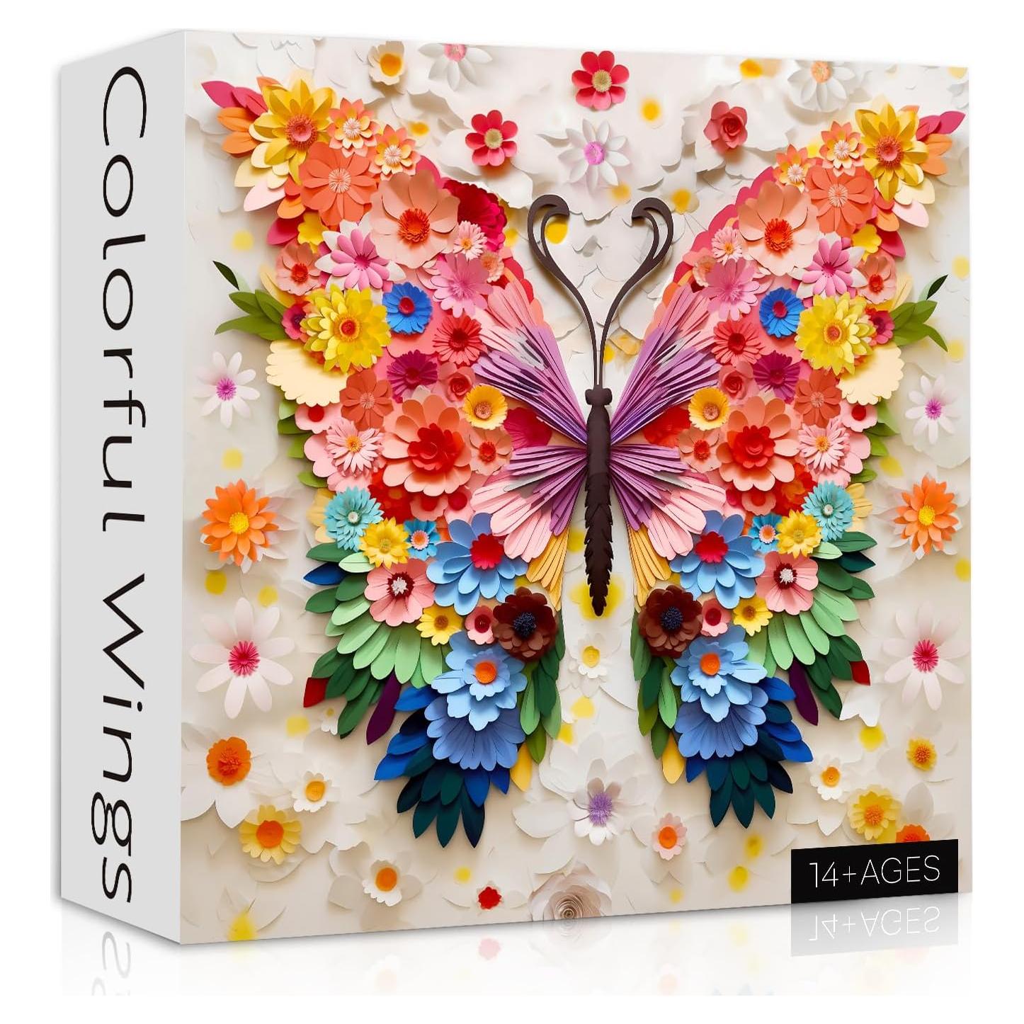 Rompecabezas de Mariposas PPuzzling 1000 Piezas Colorido