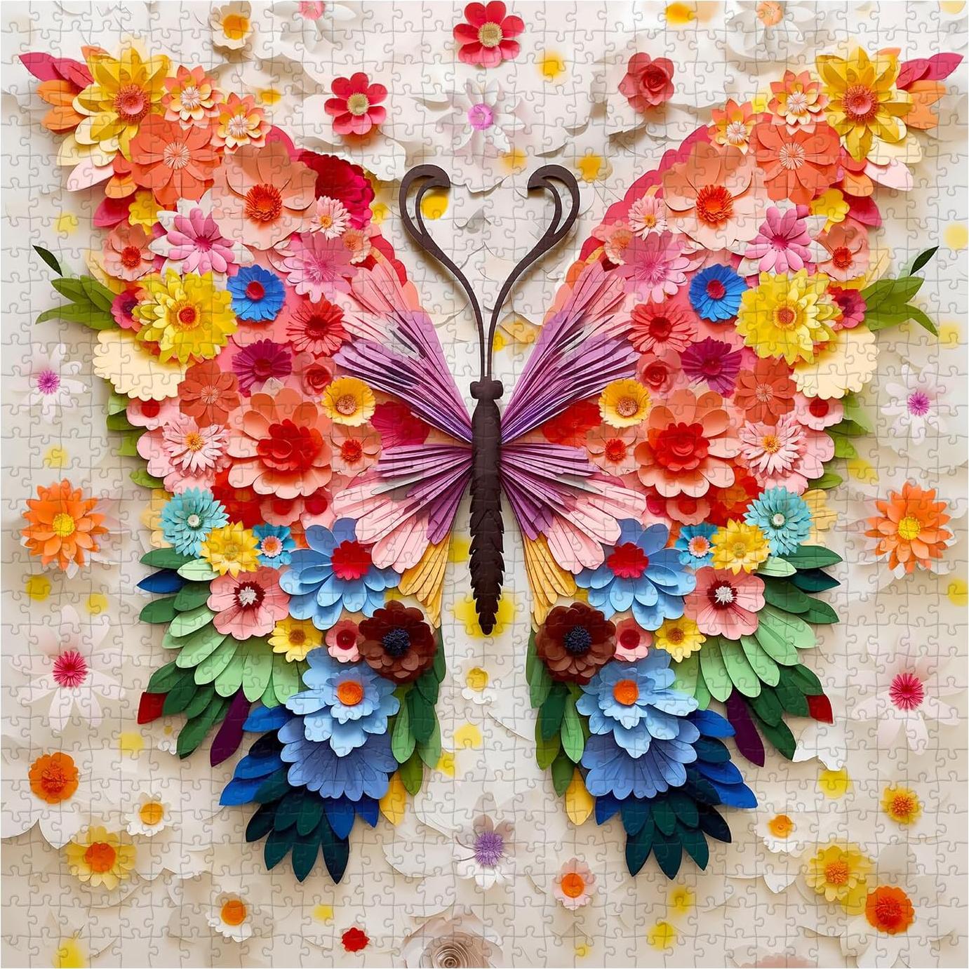 Rompecabezas de Mariposas PPuzzling 1000 Piezas Colorido