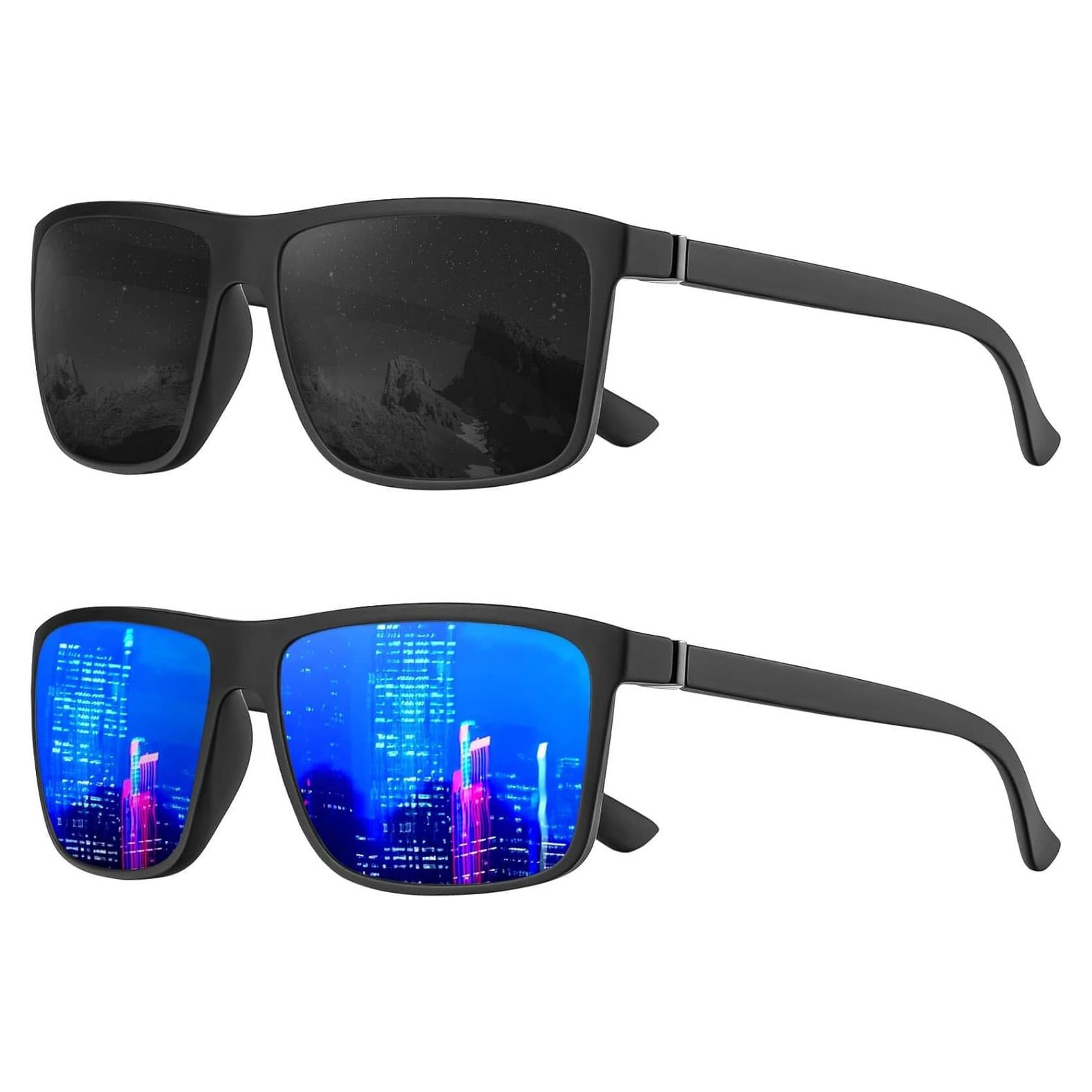 Gafas de Sol Polarizadas KALIYADI Unisex UV 3 Paquetes