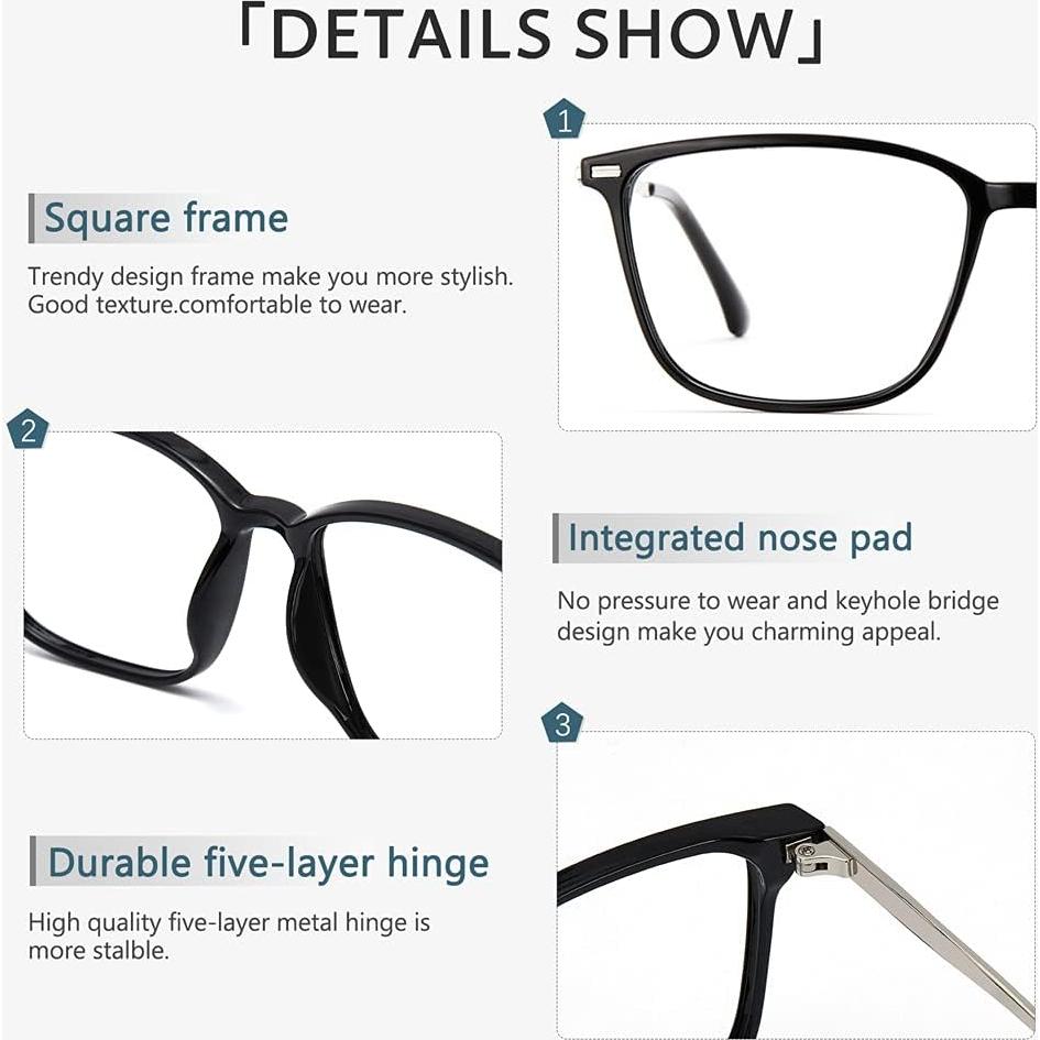 Gafas de bloqueo de luz azul Cyxus TR90 unisex UV400