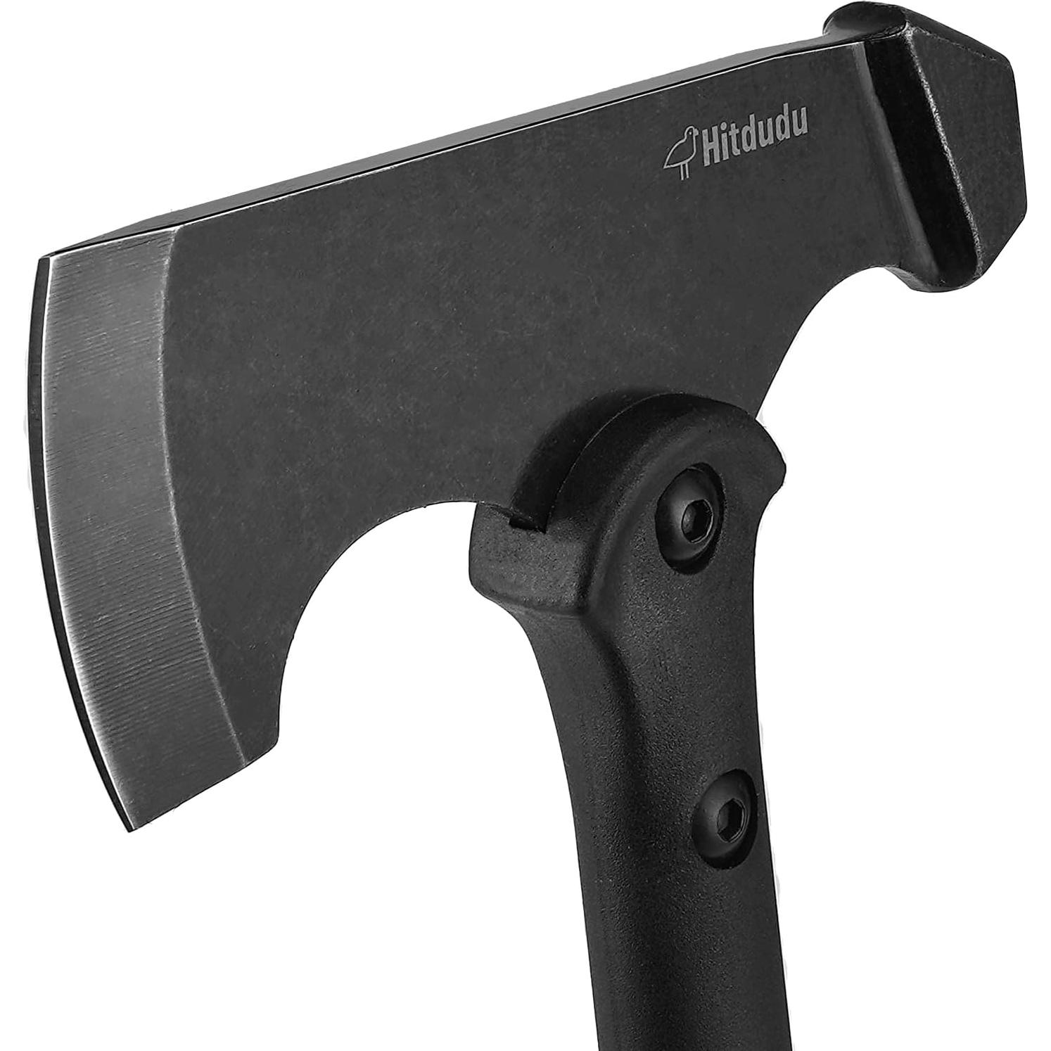 Hacha de Camping Hitdudu 39.9 cm con Funda de Nylon