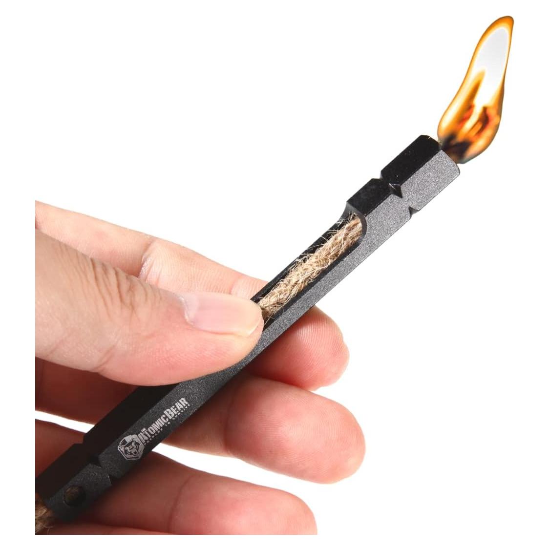 Mecha Encendedora The Atomic Bear - Cuerda Impermeable 99 cm