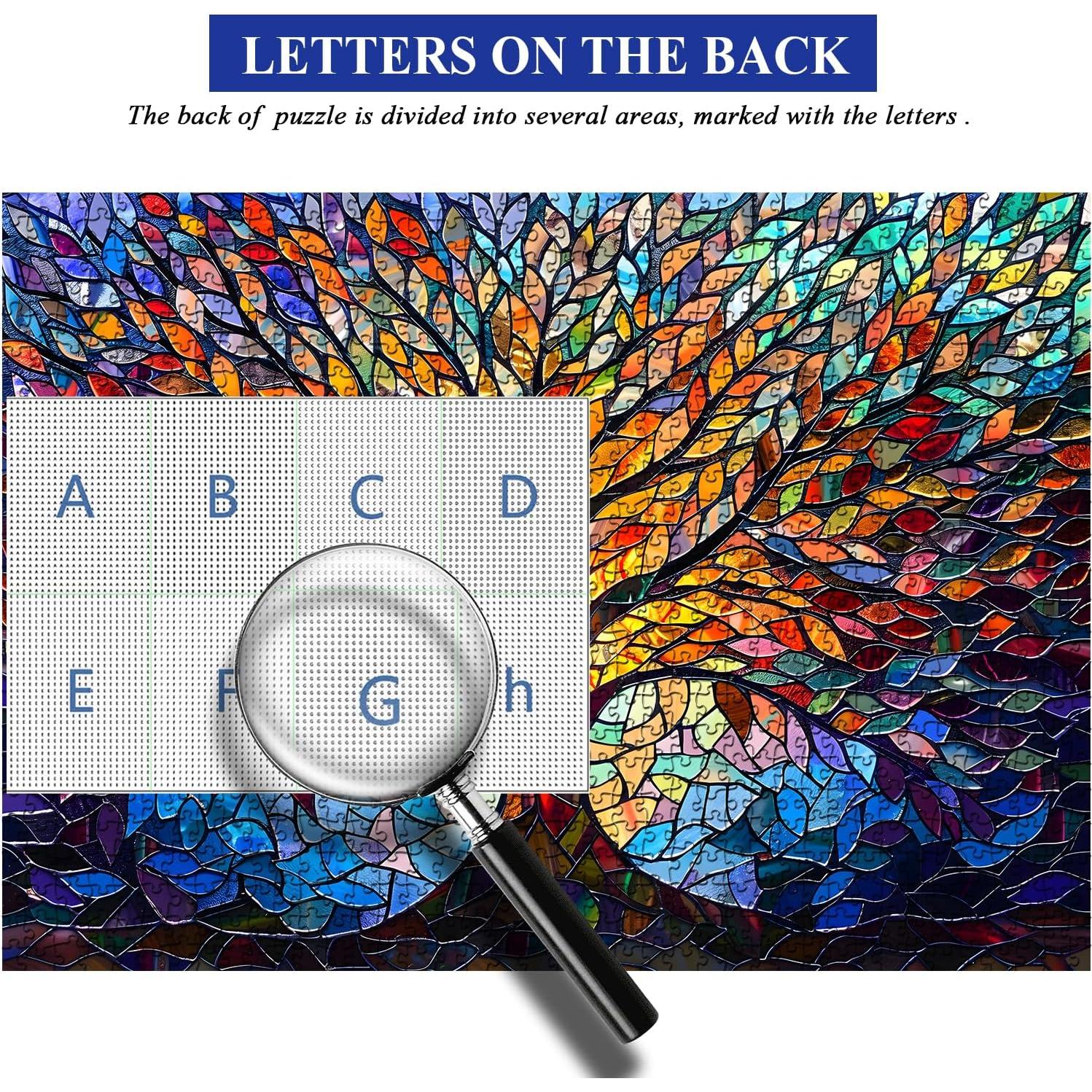 Rompecabezas de Mosaico PICKFORU Árbol de la Vida 1000 Piezas