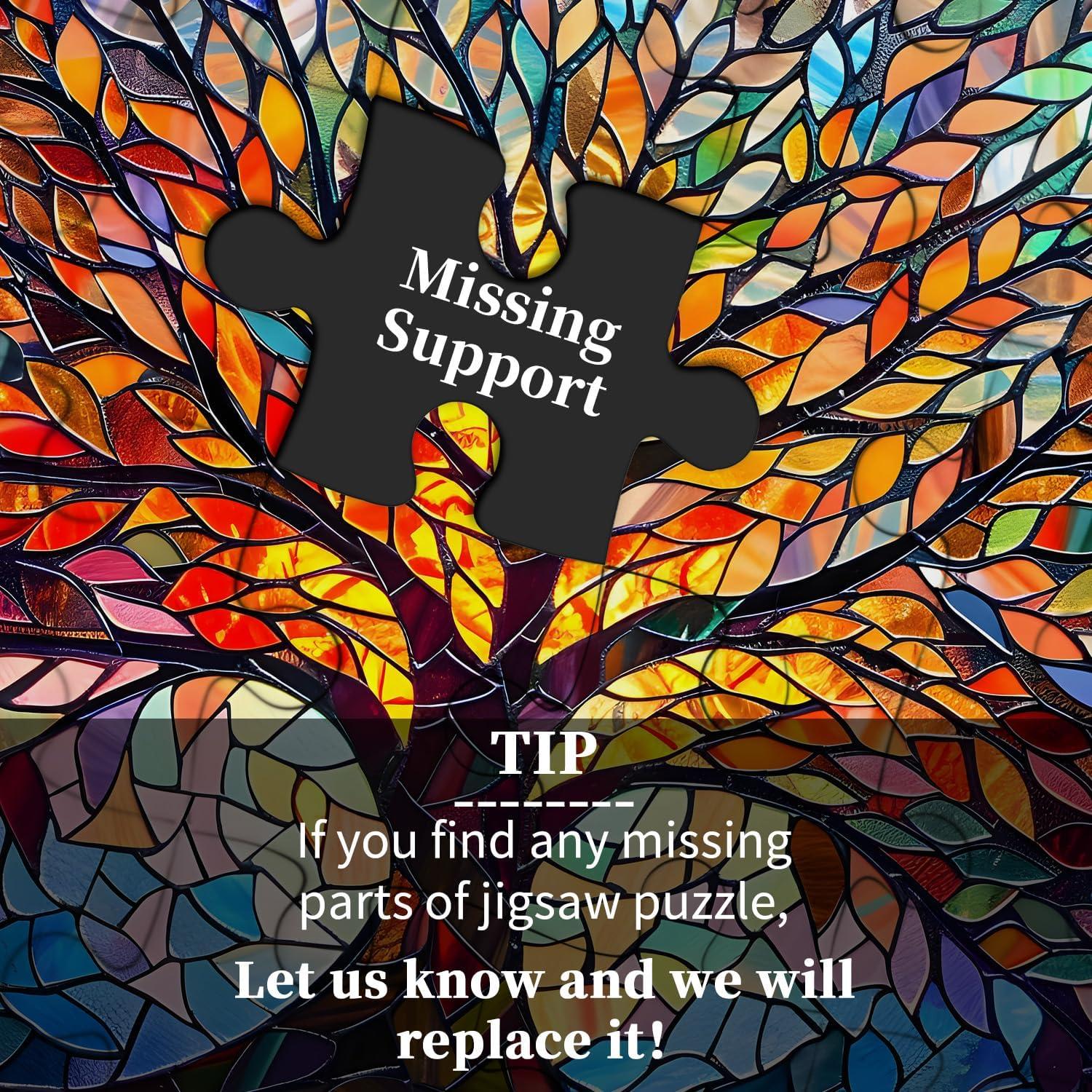 Rompecabezas de Mosaico PICKFORU Árbol de la Vida 1000 Piezas