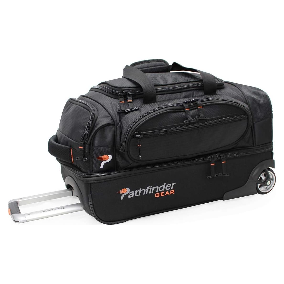 Bolsa de viaje con ruedas Pathfinder P3167 negra 55.88x27.94cm
