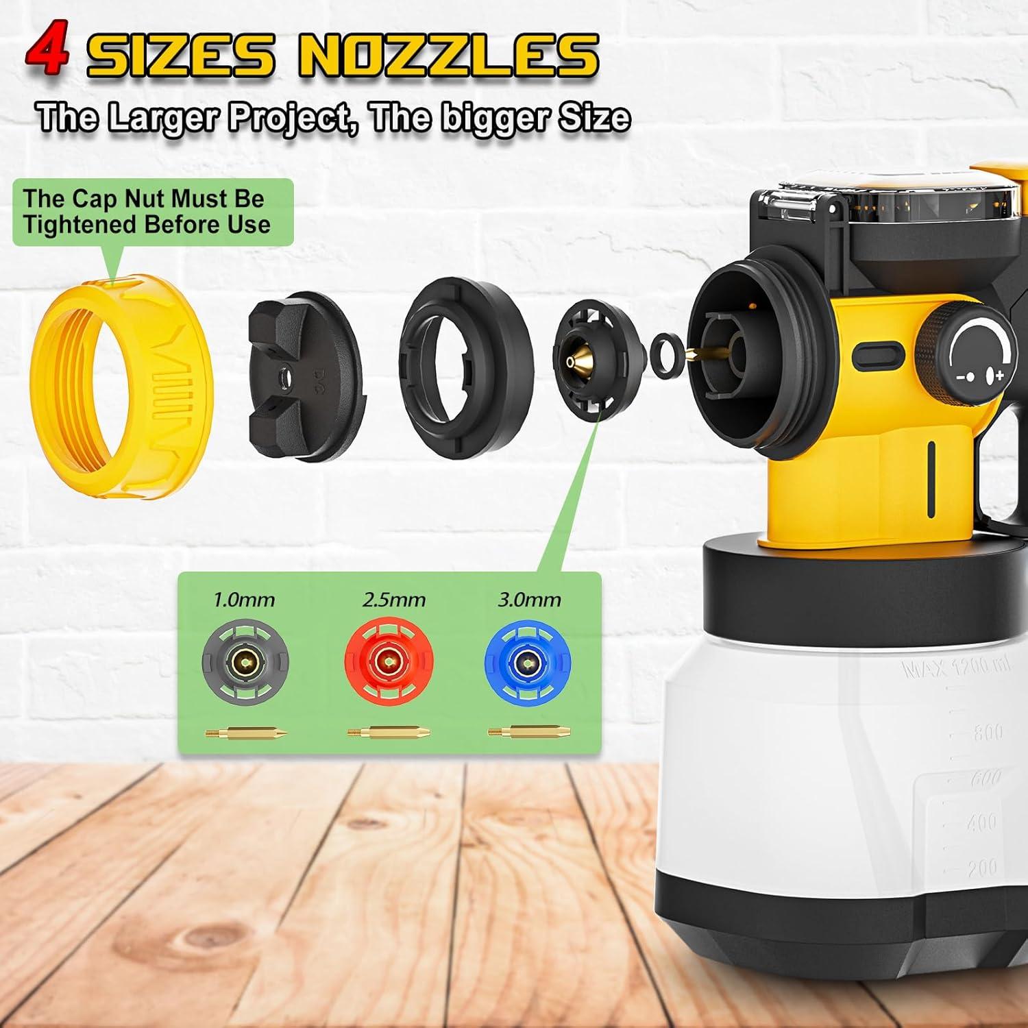 Pulverizador de Pintura TAIRDA 20V Inalámbrico 1.2L