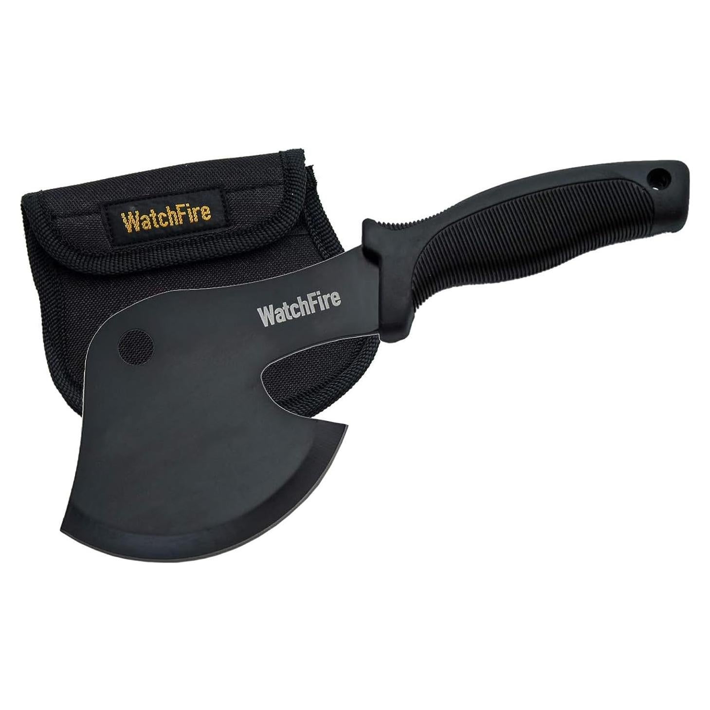 Hacha de Camping SZCO 210921 de Acero Inoxidable con Funda