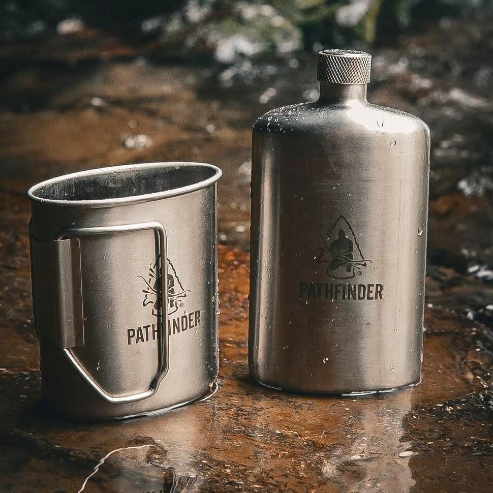 Cantimplora M34 Scout y Taza Anidada Pathfinder - Camping