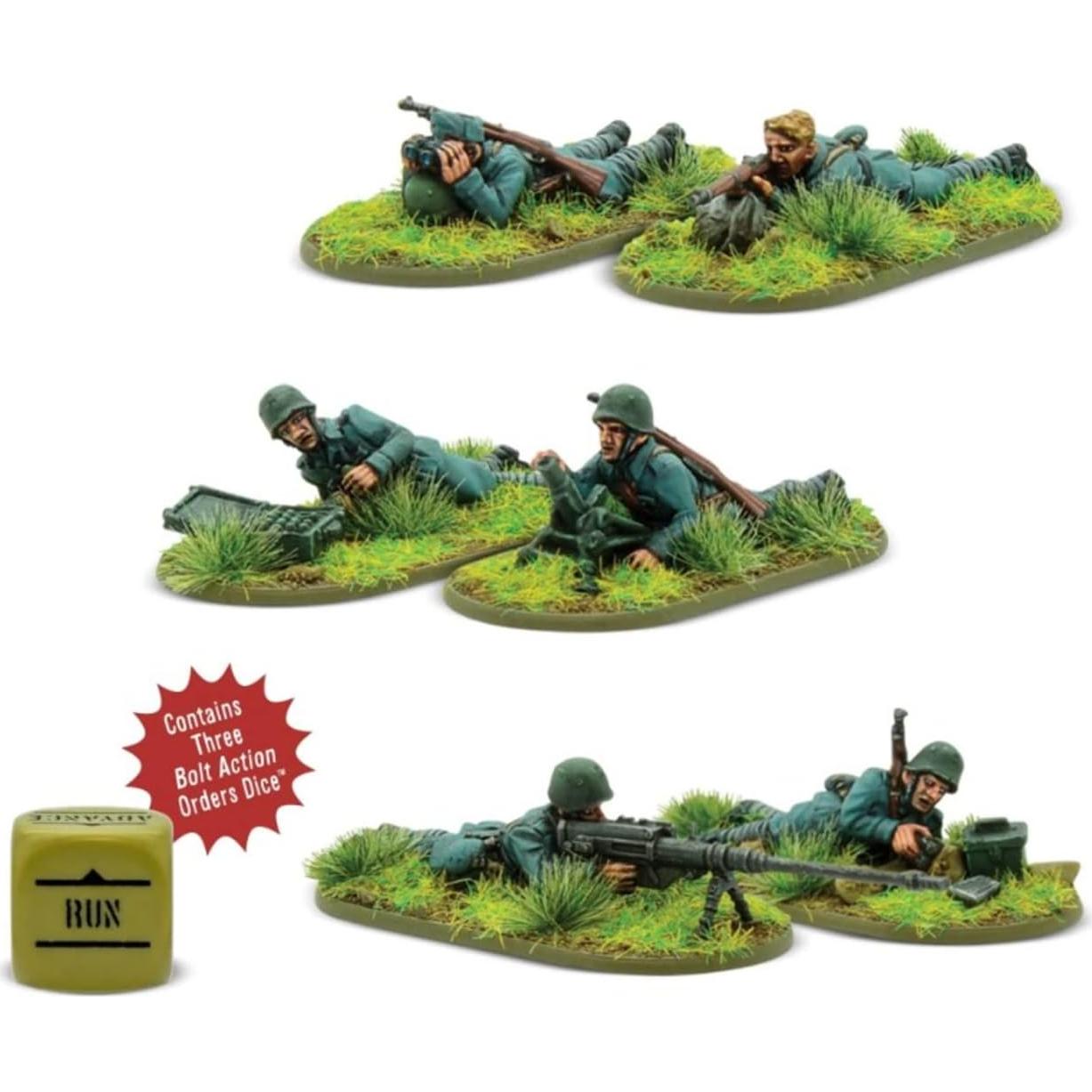 Miniaturas de Guerra Italiana 1:56 Warlord Games - 6 Figuras