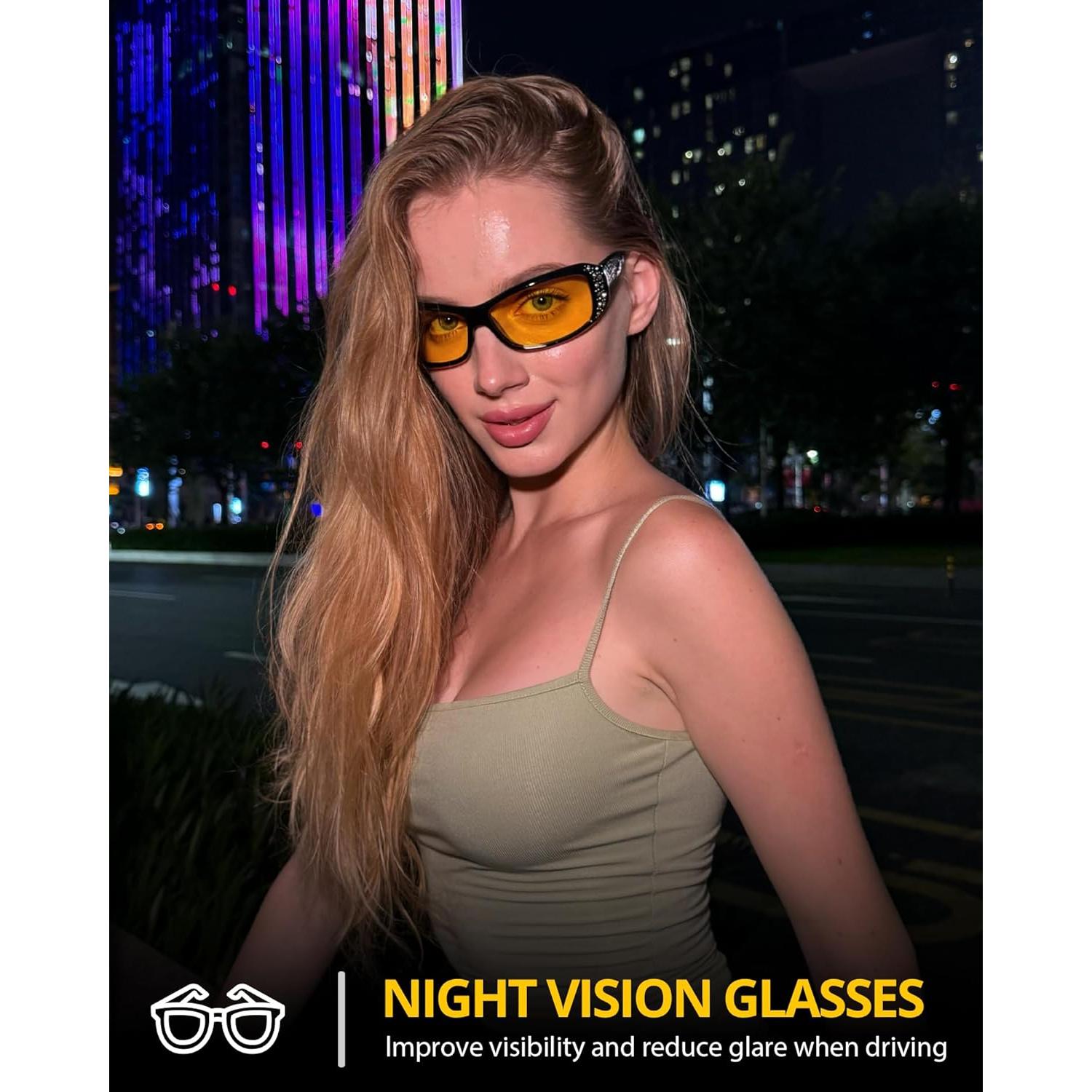 Gafas de Sol Polarizadas LVIOE para Conducir de Noche - Mujeres