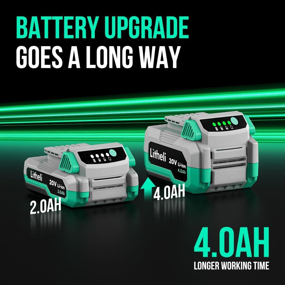 Pulverizador de pintura LiTHELi 20V sin escobillas 800ml