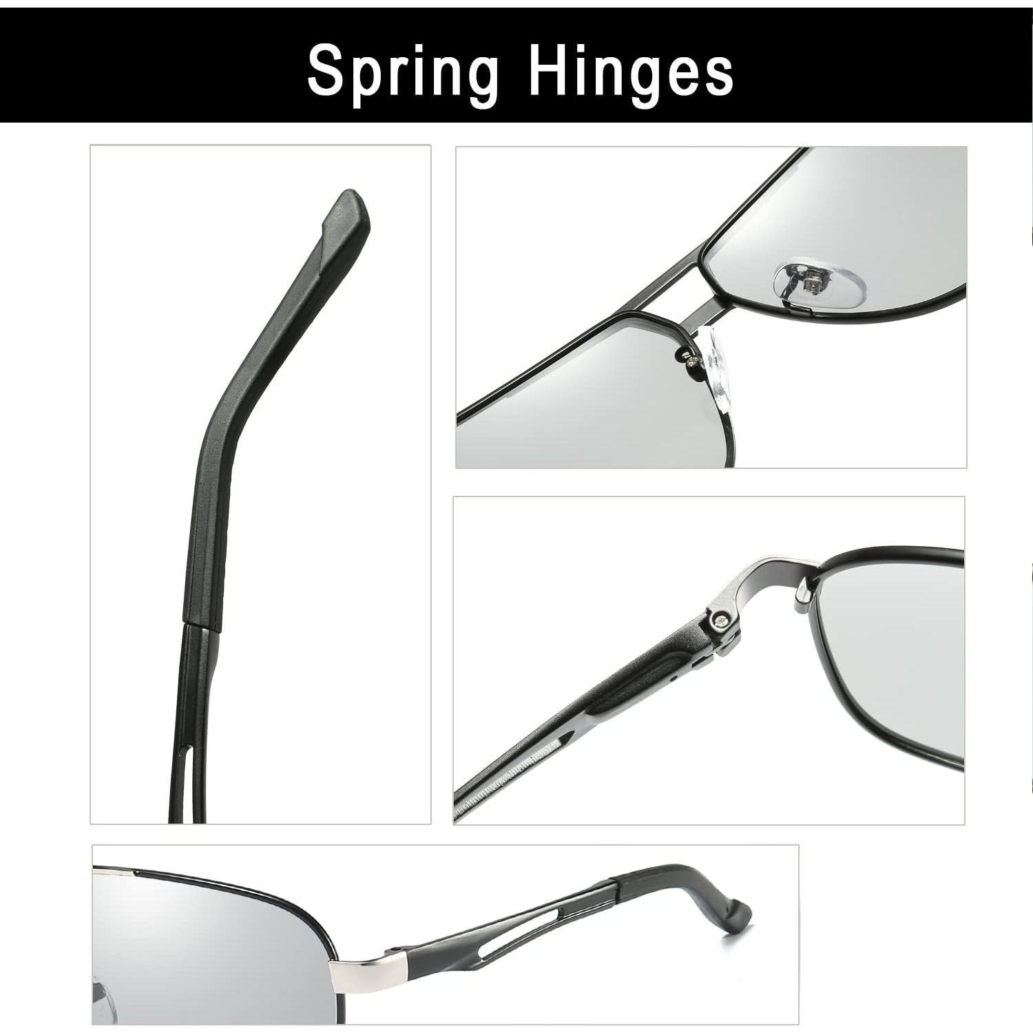 Gafas de sol fotocromáticas polarizadas YIMI UV400 para hombres y mujeres