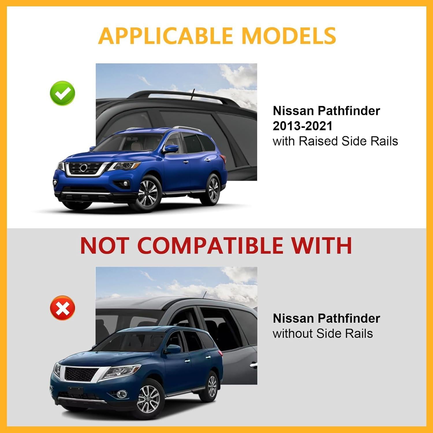 Barras Transversales Tuyoung para Nissan Pathfinder 2013-2021