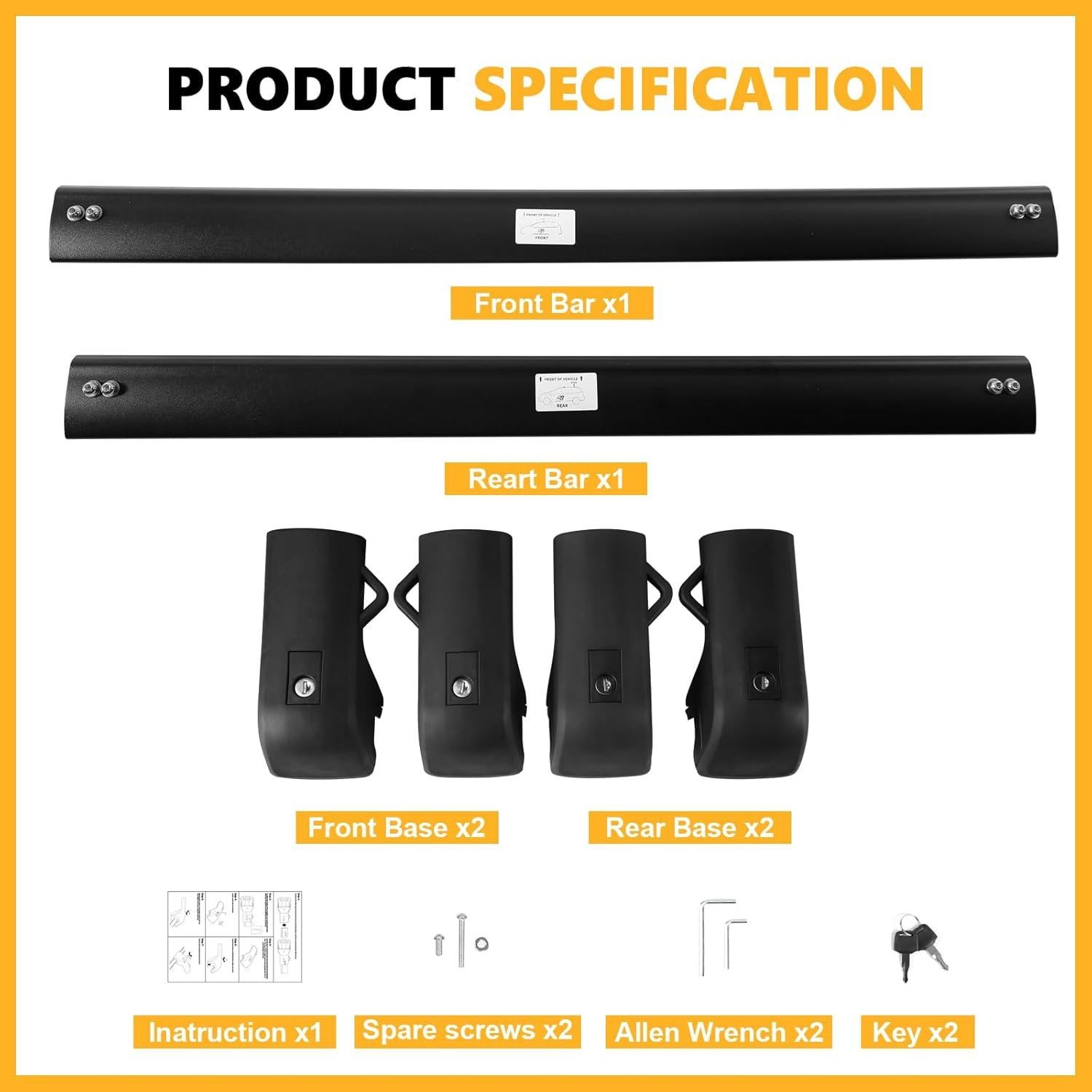 Barras Transversales Tuyoung para Nissan Pathfinder 2013-2021