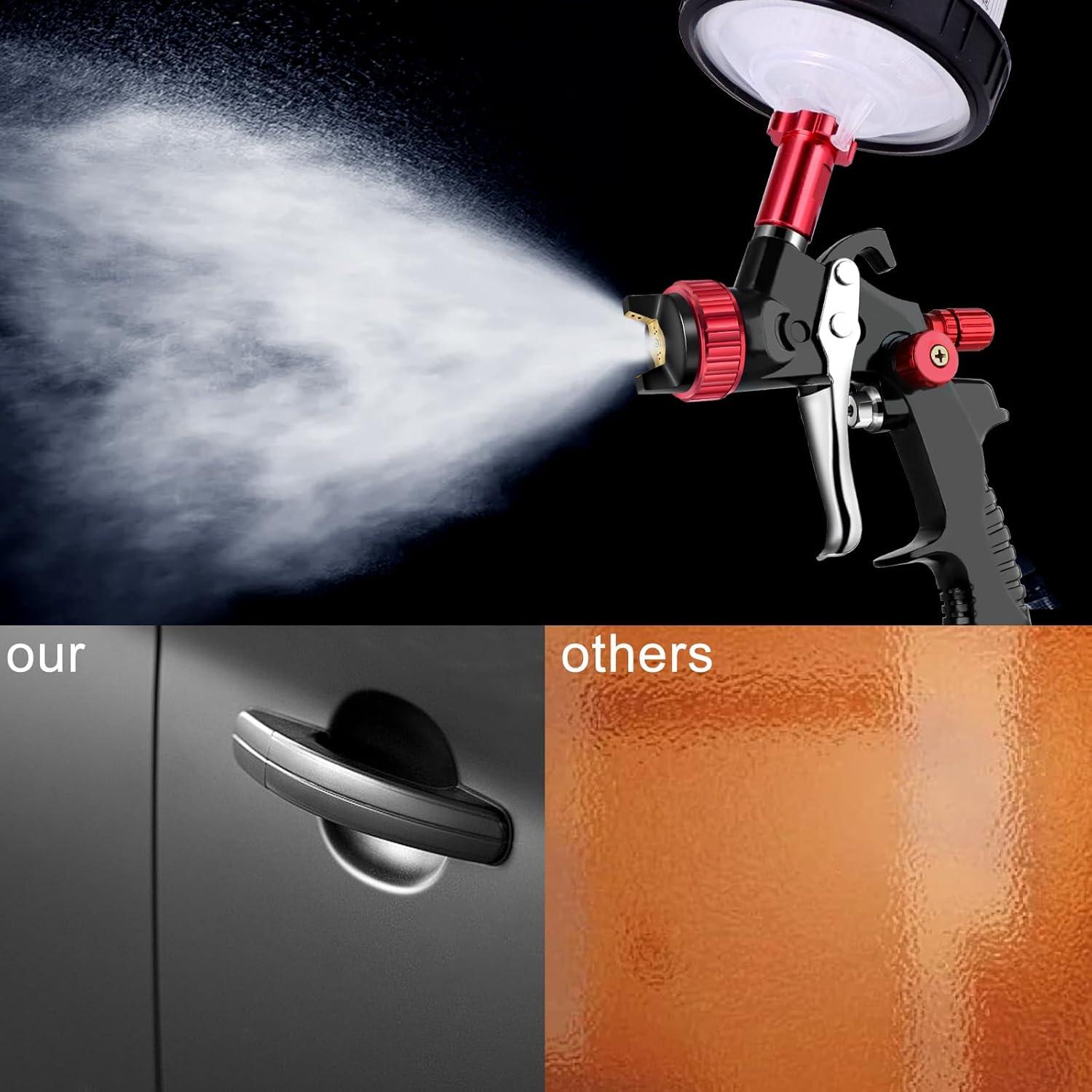 Pistola de Pulverización Aflybltol BL061 1.3mm con Manómetro