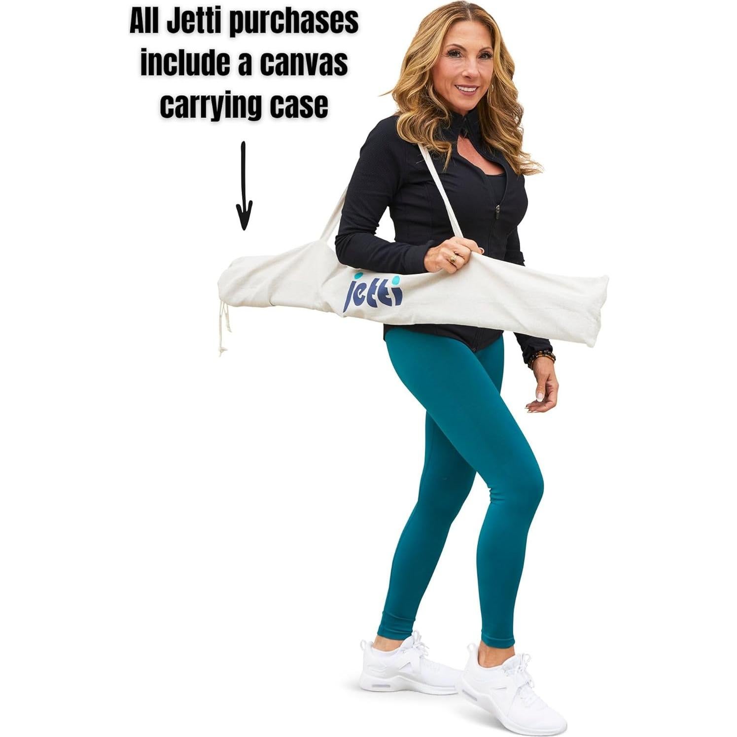 Bastones de Senderismo Jetti - 2 Bastones Livianos con Funda