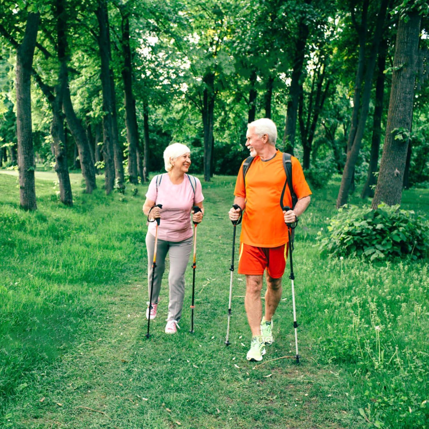 Bastones de Senderismo XtremPro 2 Pcs Aluminio Plegables