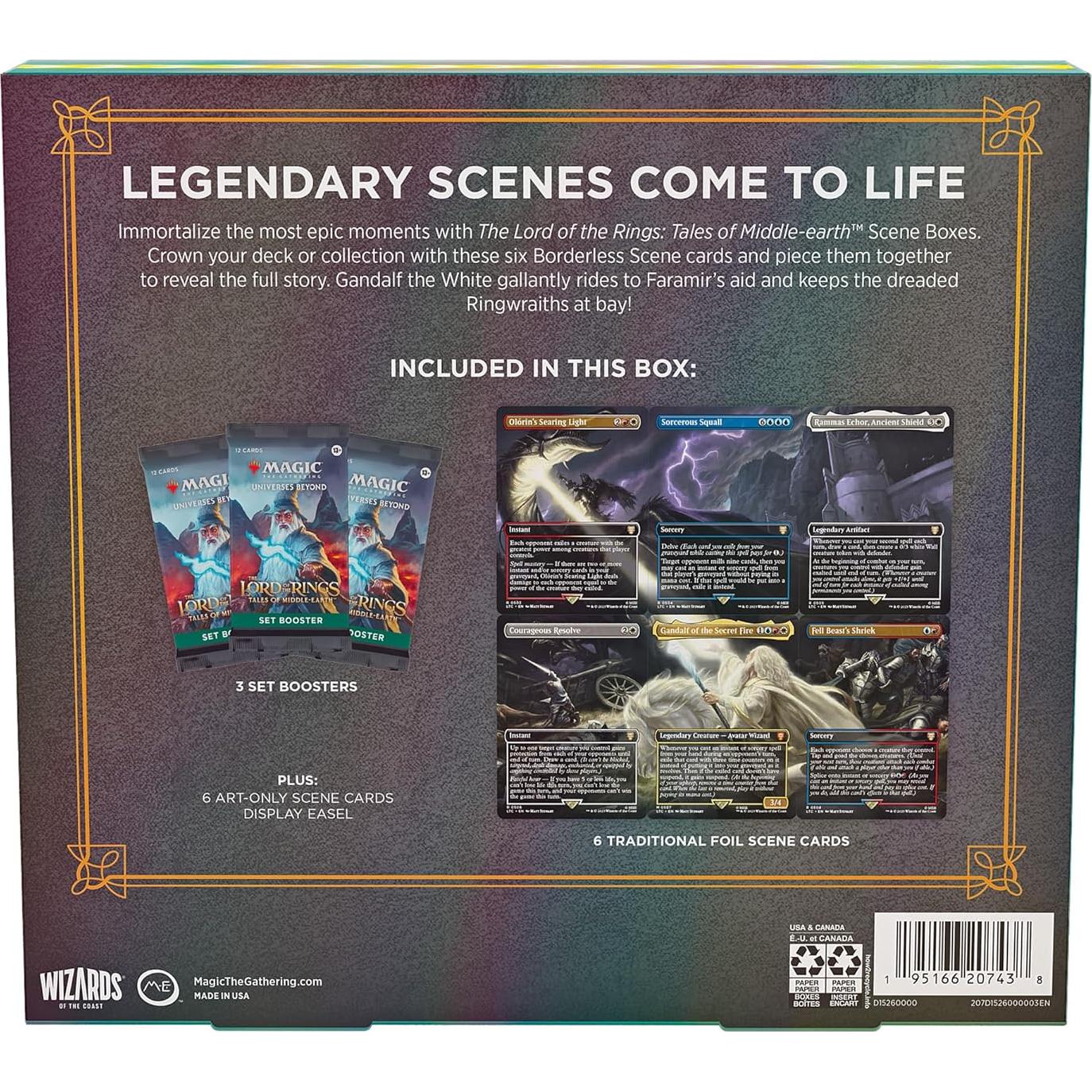 Magic The Gathering Caja Escena Gandalf Campos Pelennor