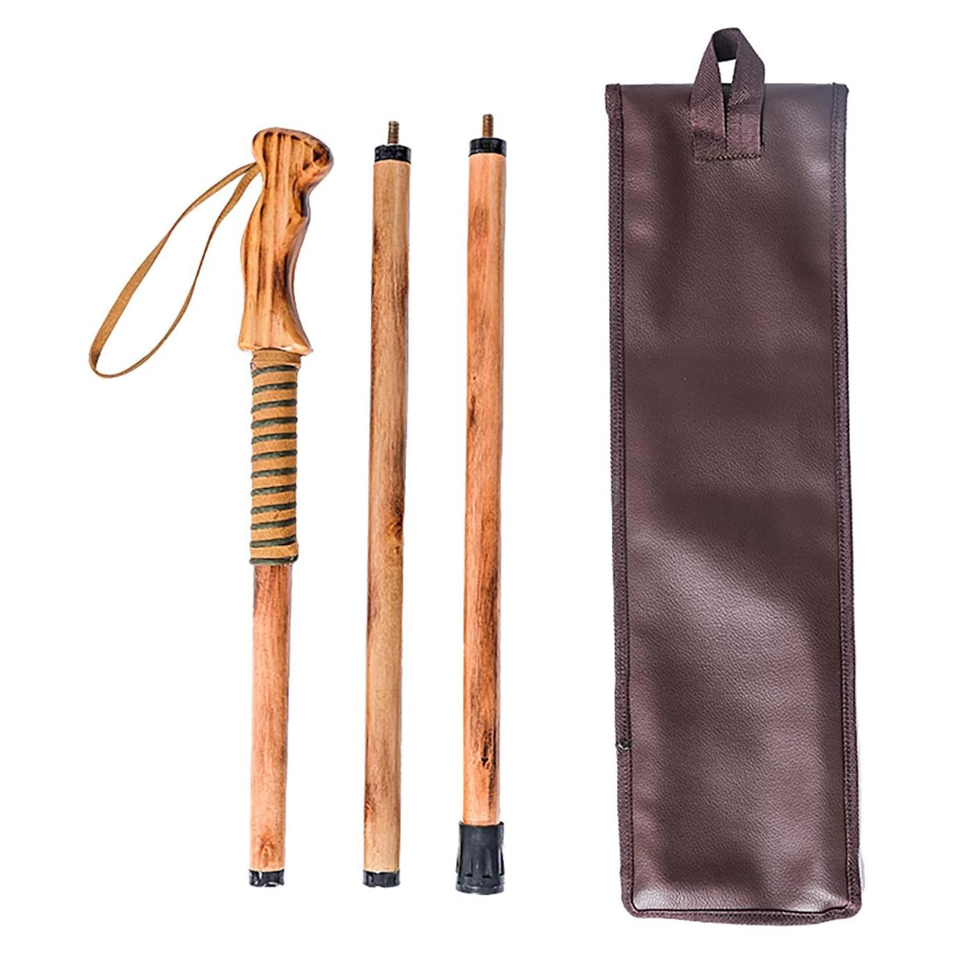 Bastón de Madera Desmontable FOREST PILOT 139,7 cm con Brújula