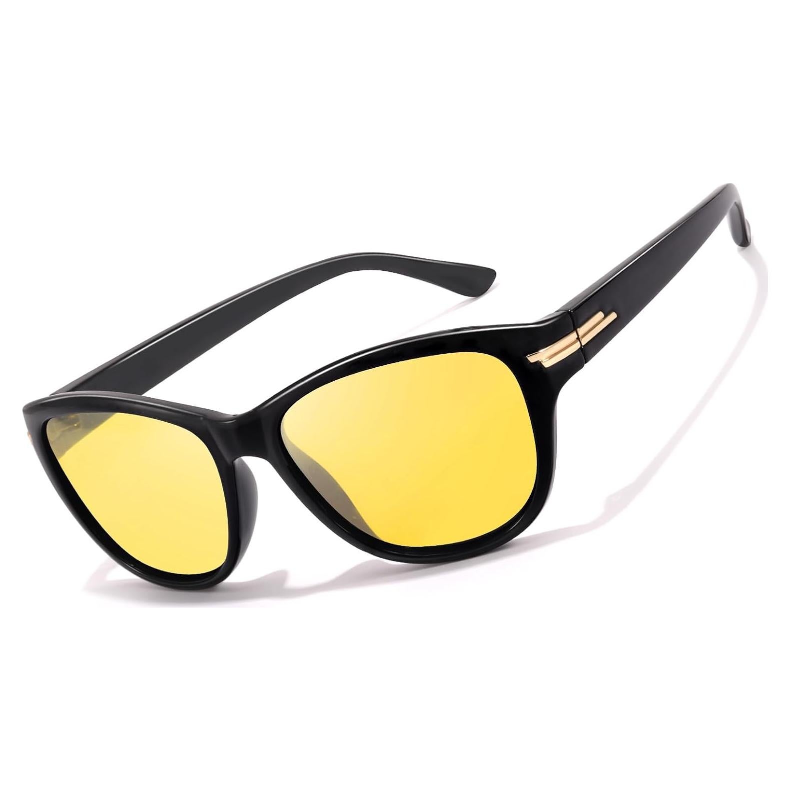 Gafas de Conducción Nocturna LVIOE Polarizadas Amarillas