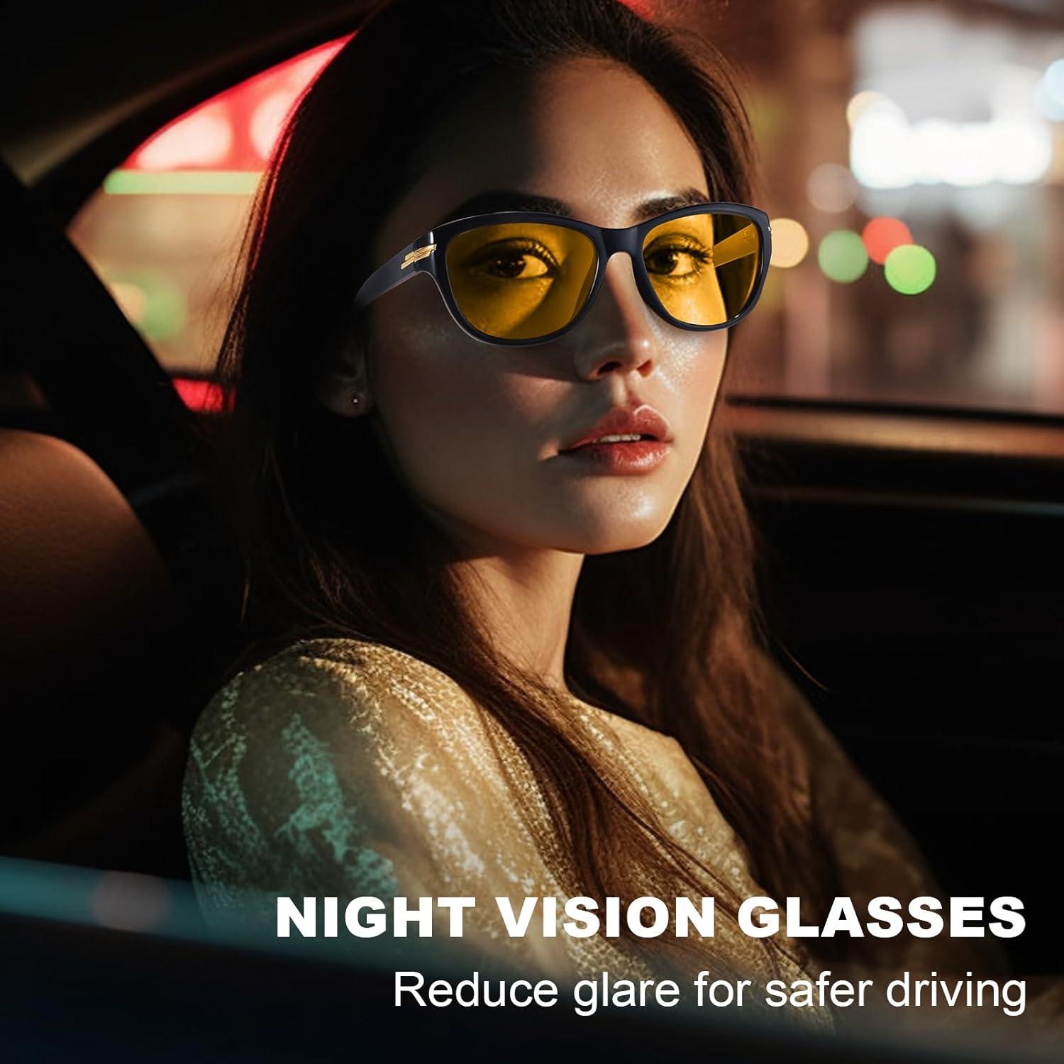 Gafas de Conducción Nocturna IGNAEF Polarizadas Amarillas